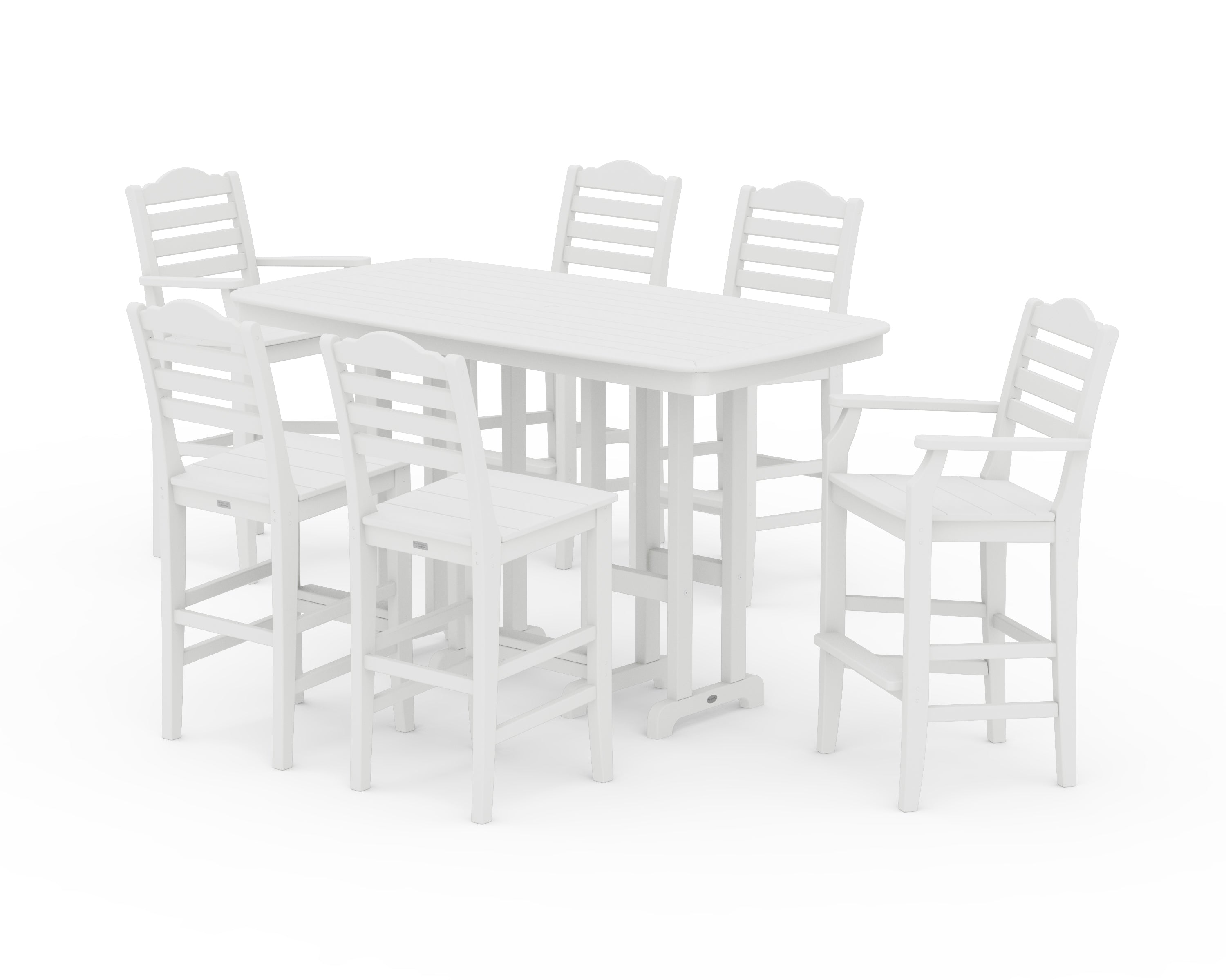 Draper James™ by POLYWOOD® Savannah 7-Piece Bar Set in White