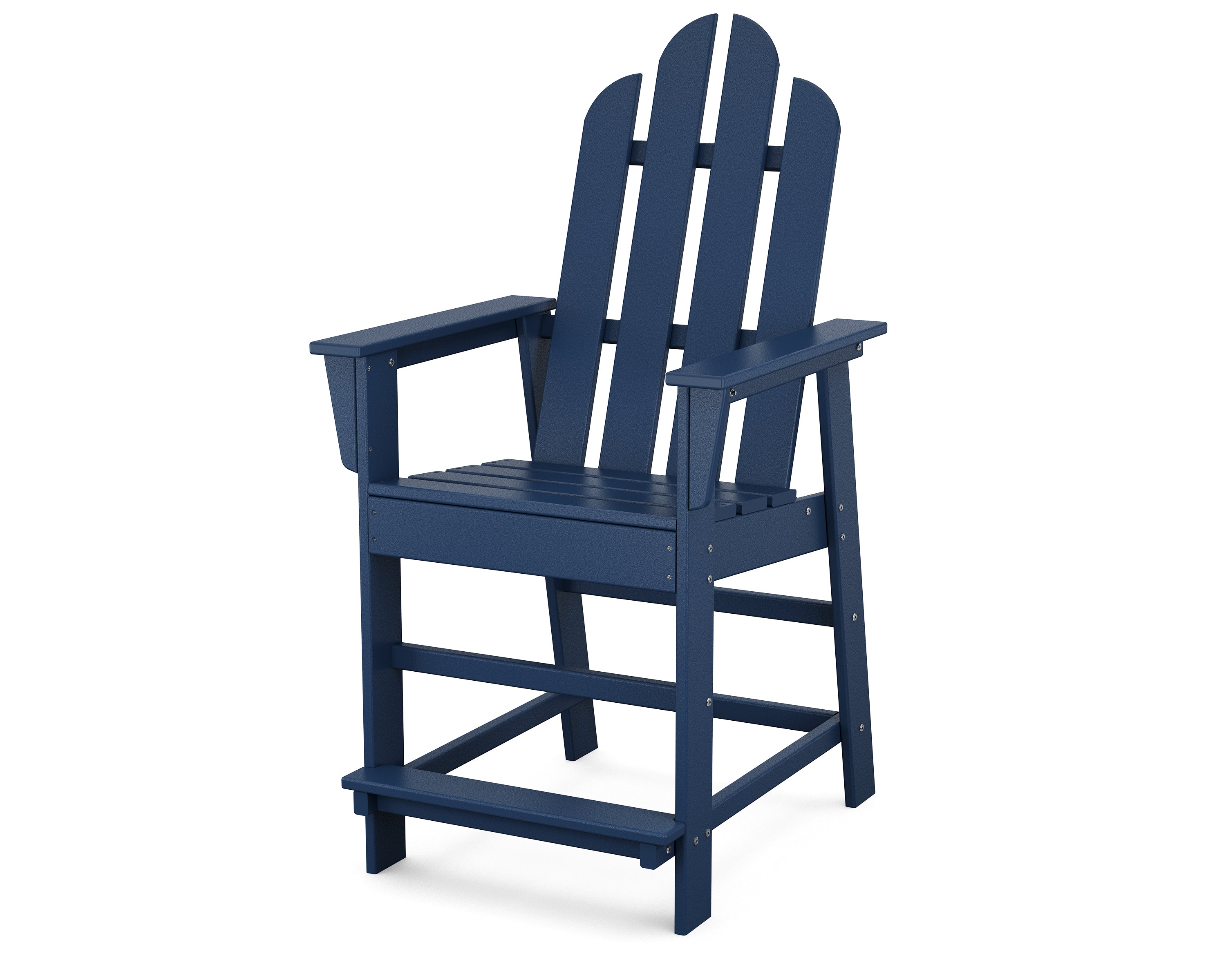 POLYWOOD® Long Island Counter Chair in Navy