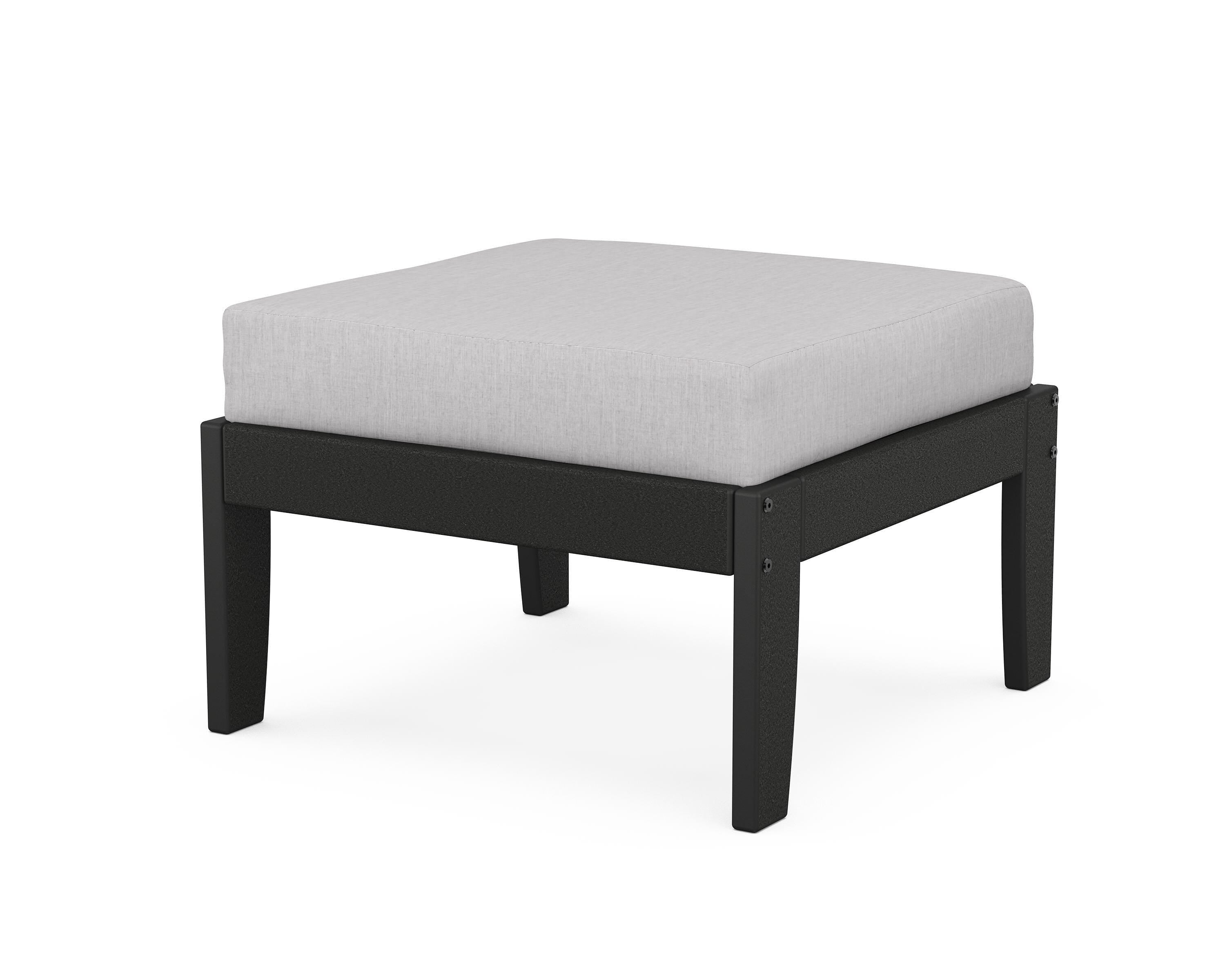 Unbranded Modular Ottoman - Classic in Black / Granite