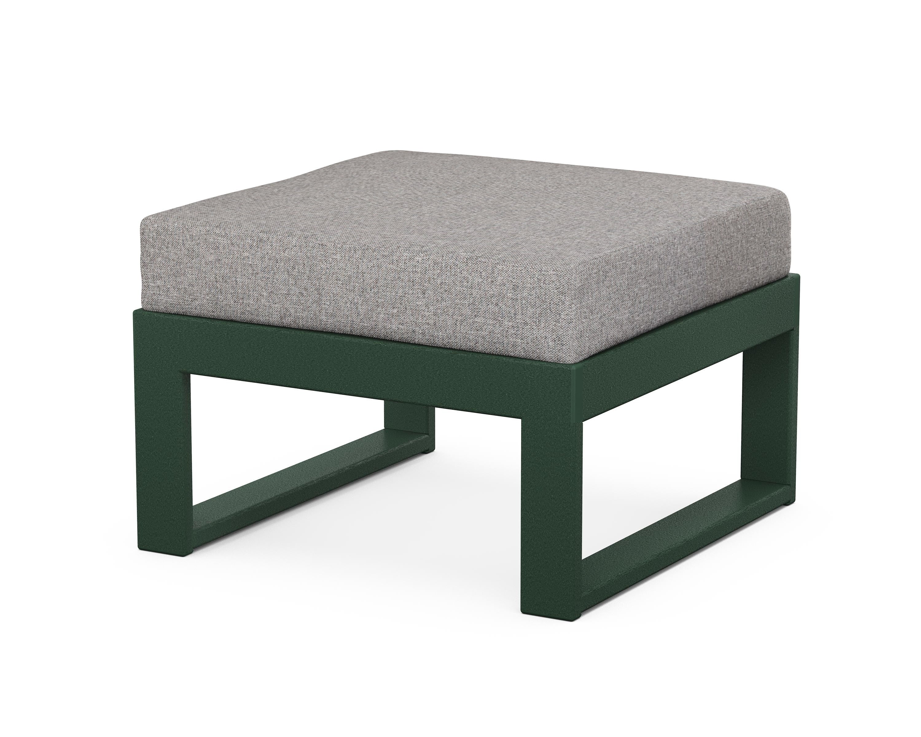 Unbranded Modular Ottoman - Modern in Green / Grey Mist