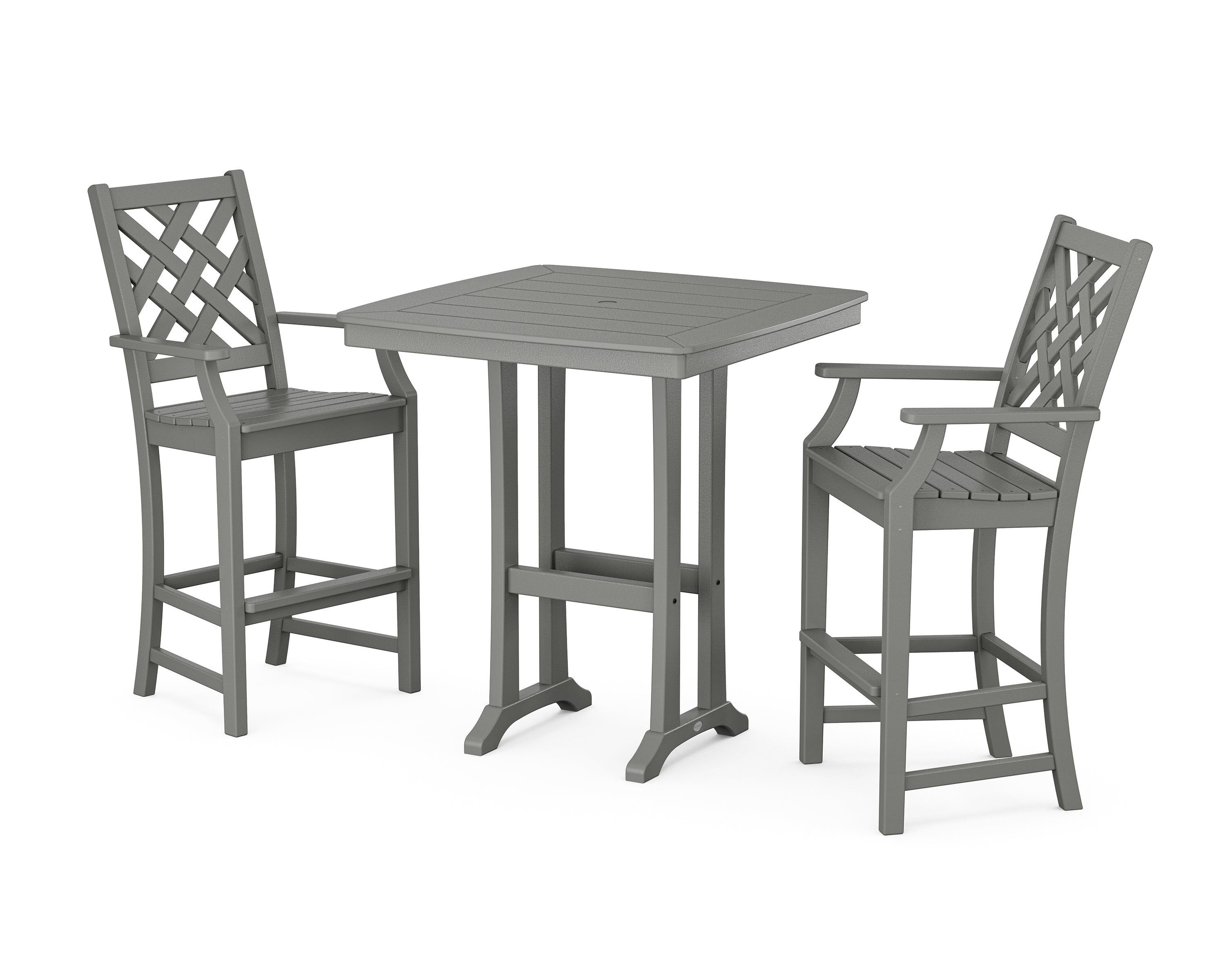 Country Living Wovendale 3-Piece Bar Set in Slate Grey