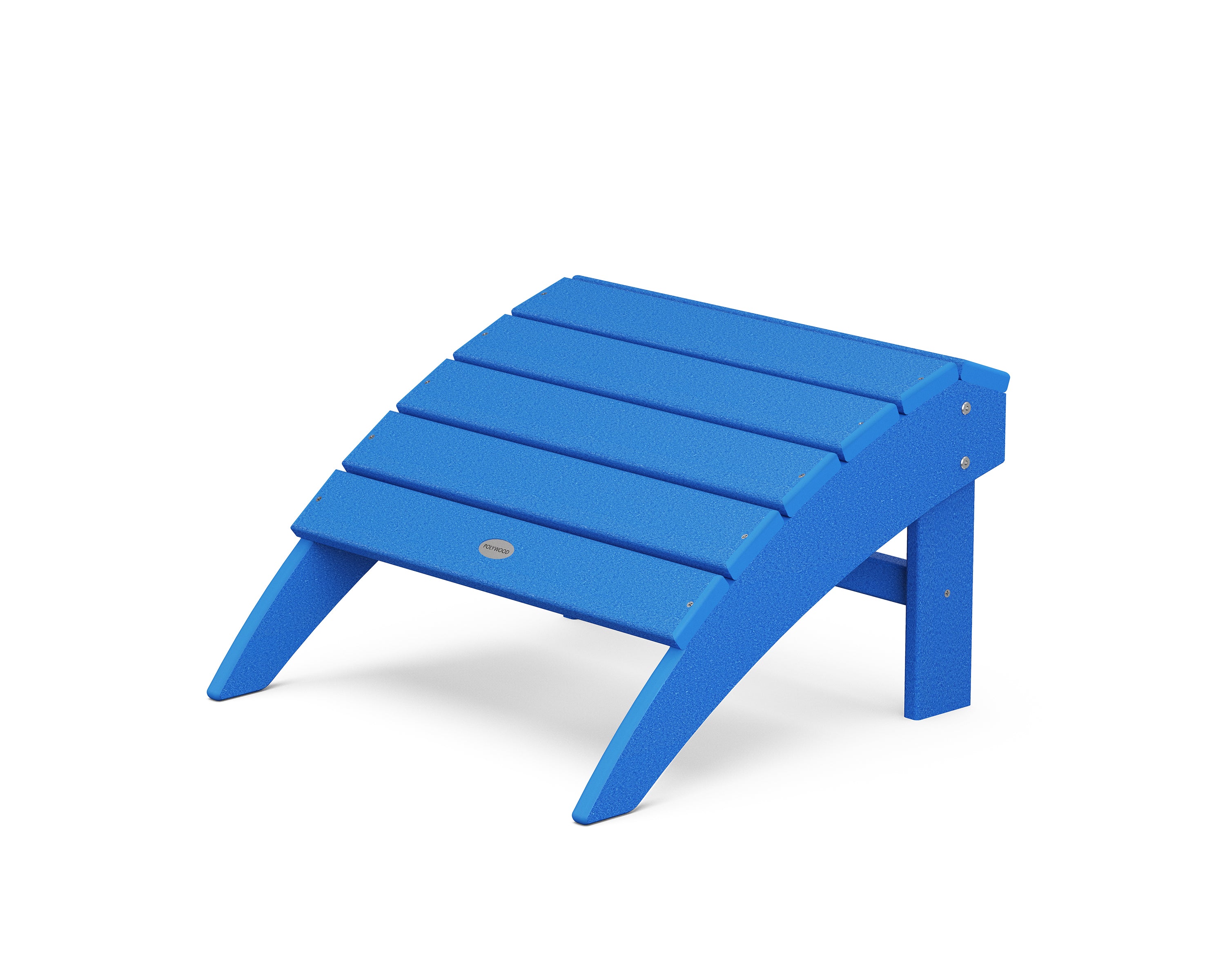 POLYWOOD® Vineyard Adirondack Ottoman in Pacific Blue
