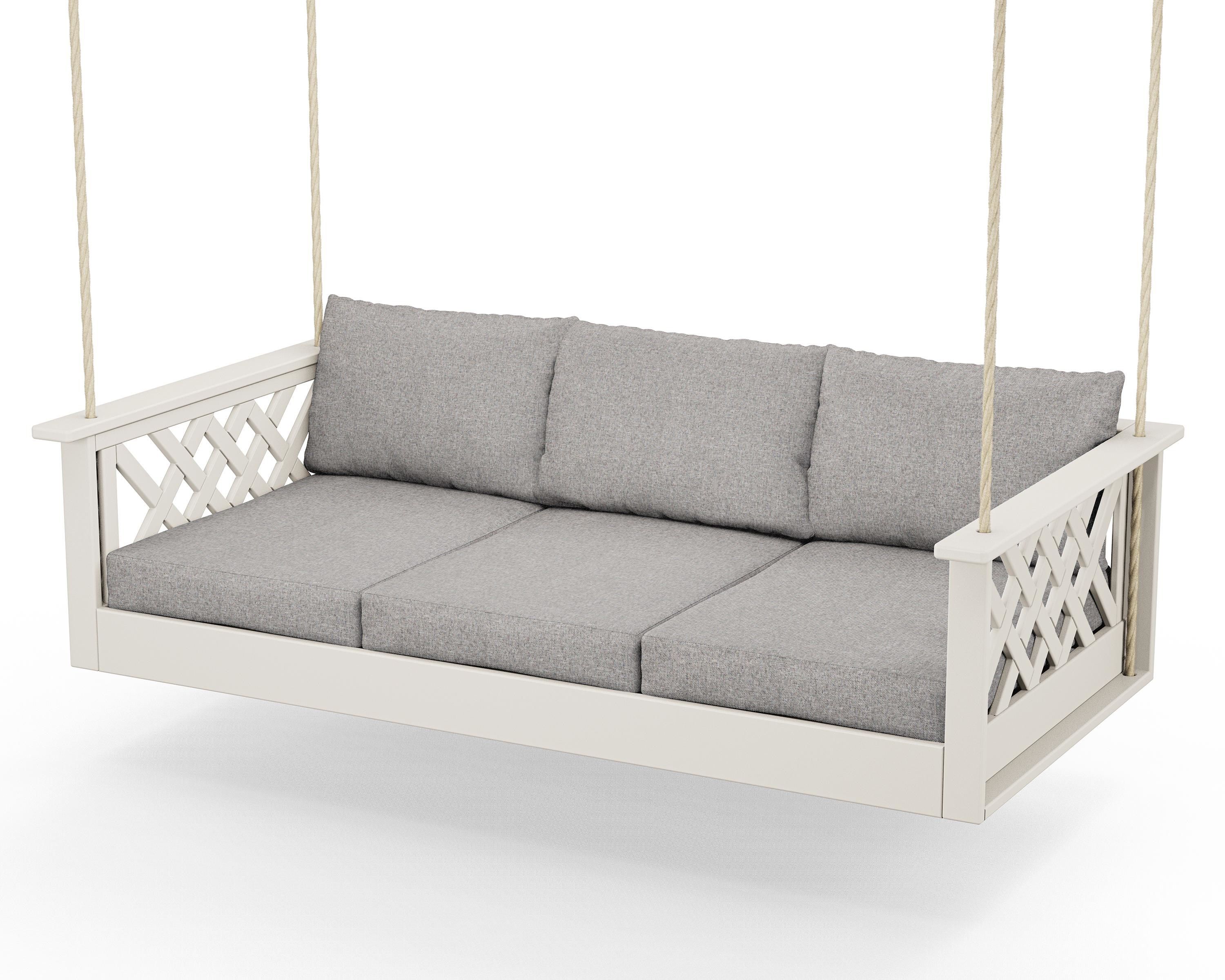 Country Living Wovendale Daybed Swing in Sand / Grey Mist