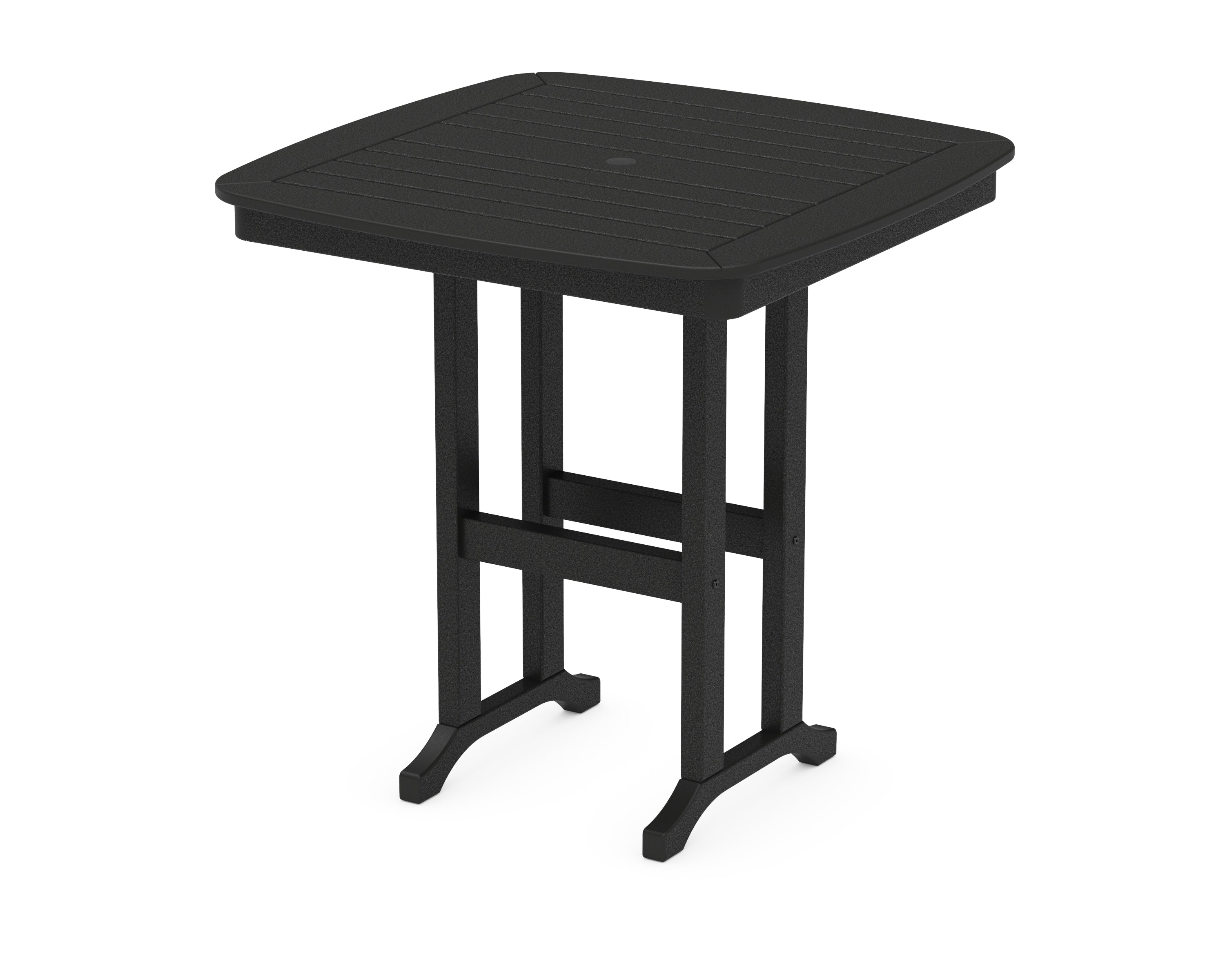 POLYWOOD® Nautical 37" Counter Table in Black