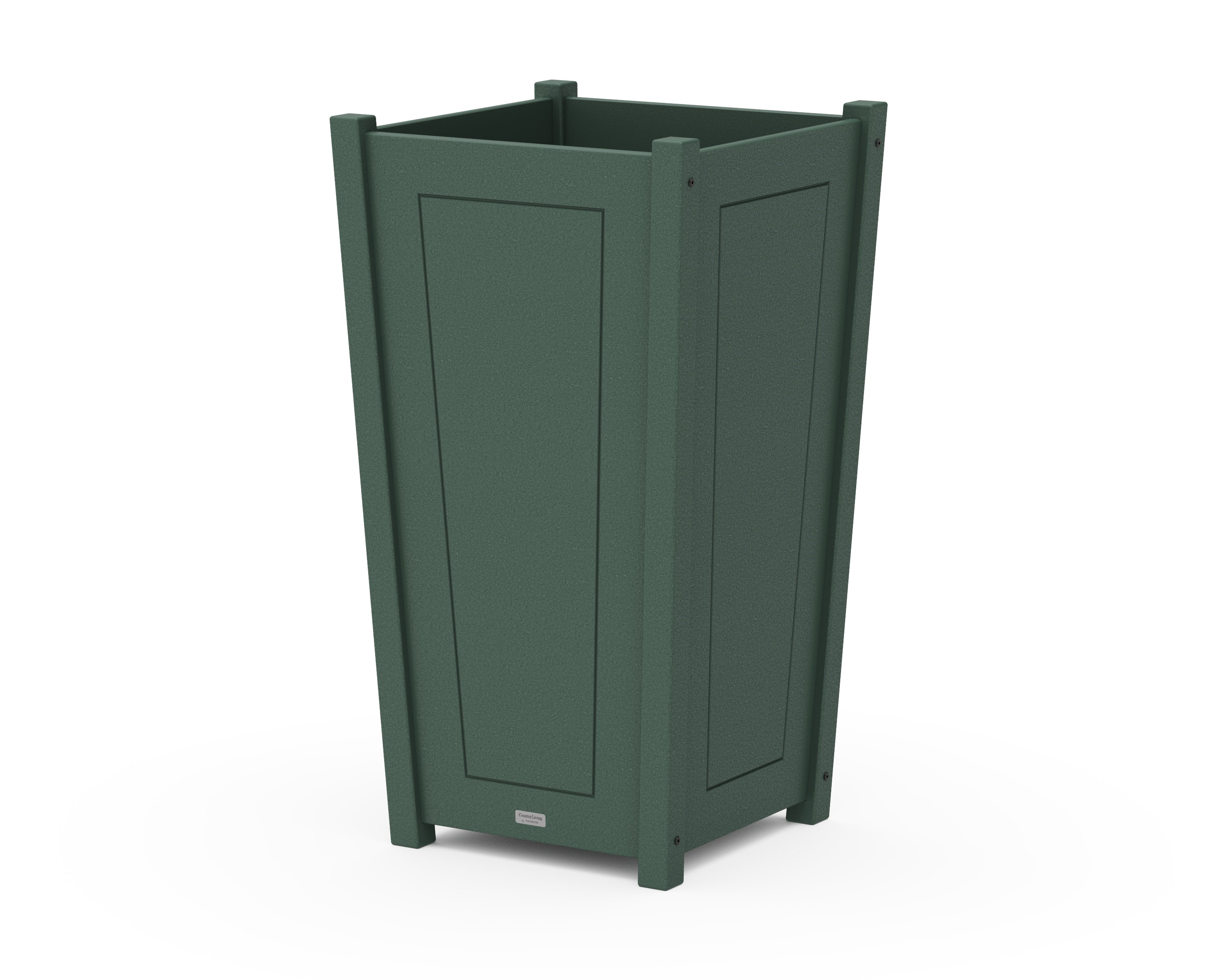 Country Living Country Living Large Tapered Square Tall Planter Box in Green