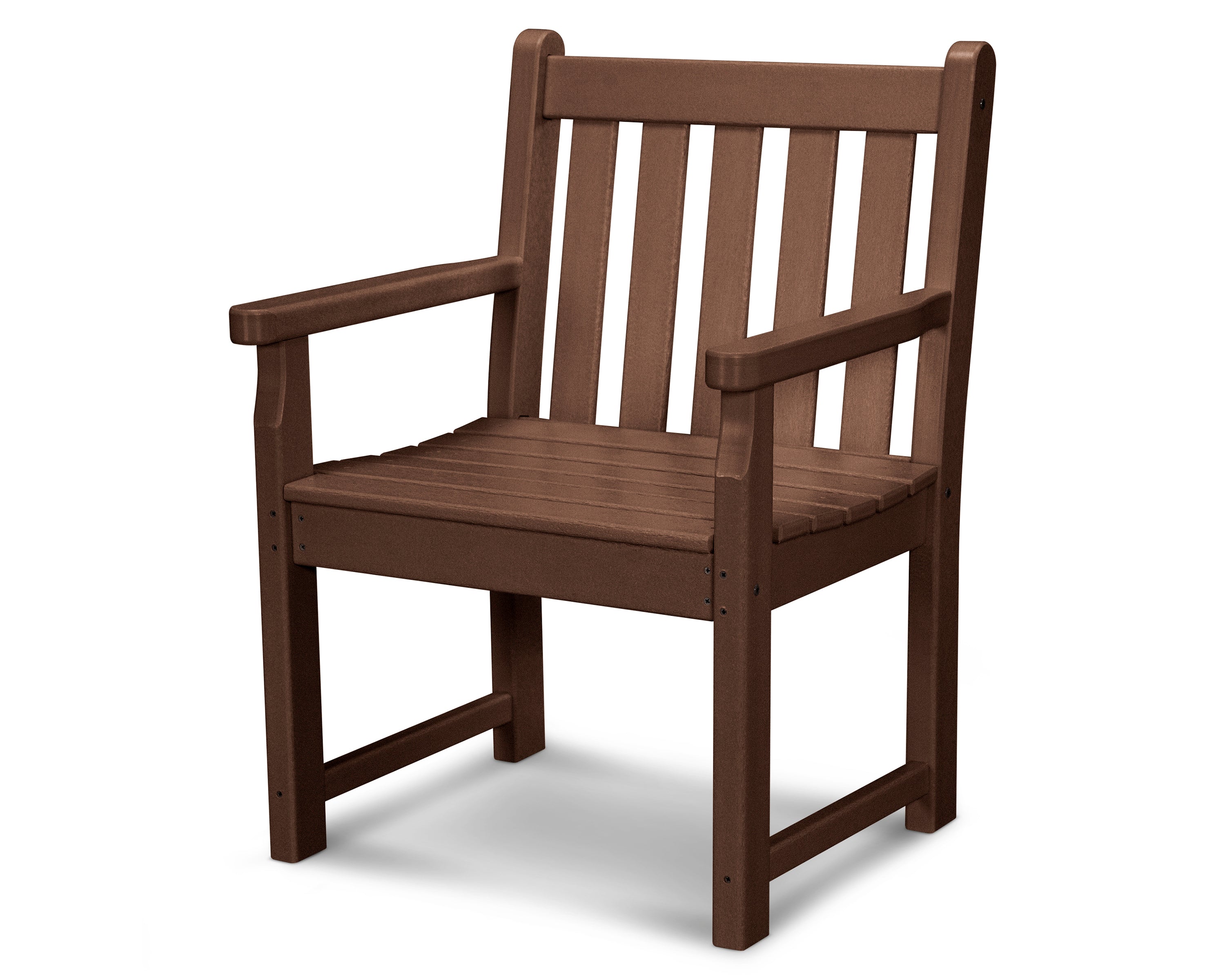 POLYWOOD® Traditional Garden Arm Chair in Mahogany