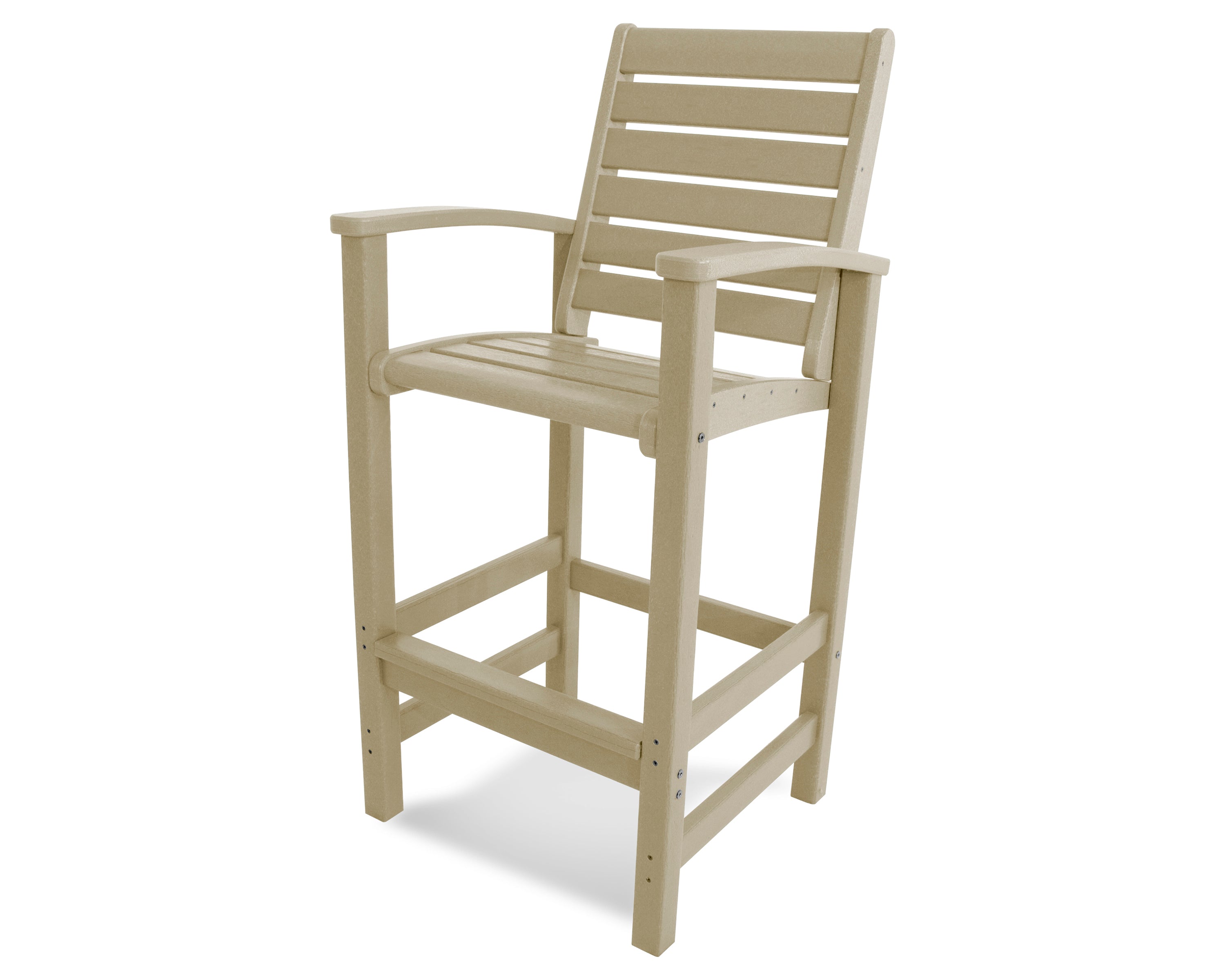 POLYWOOD® Signature Bar Chair in Sand