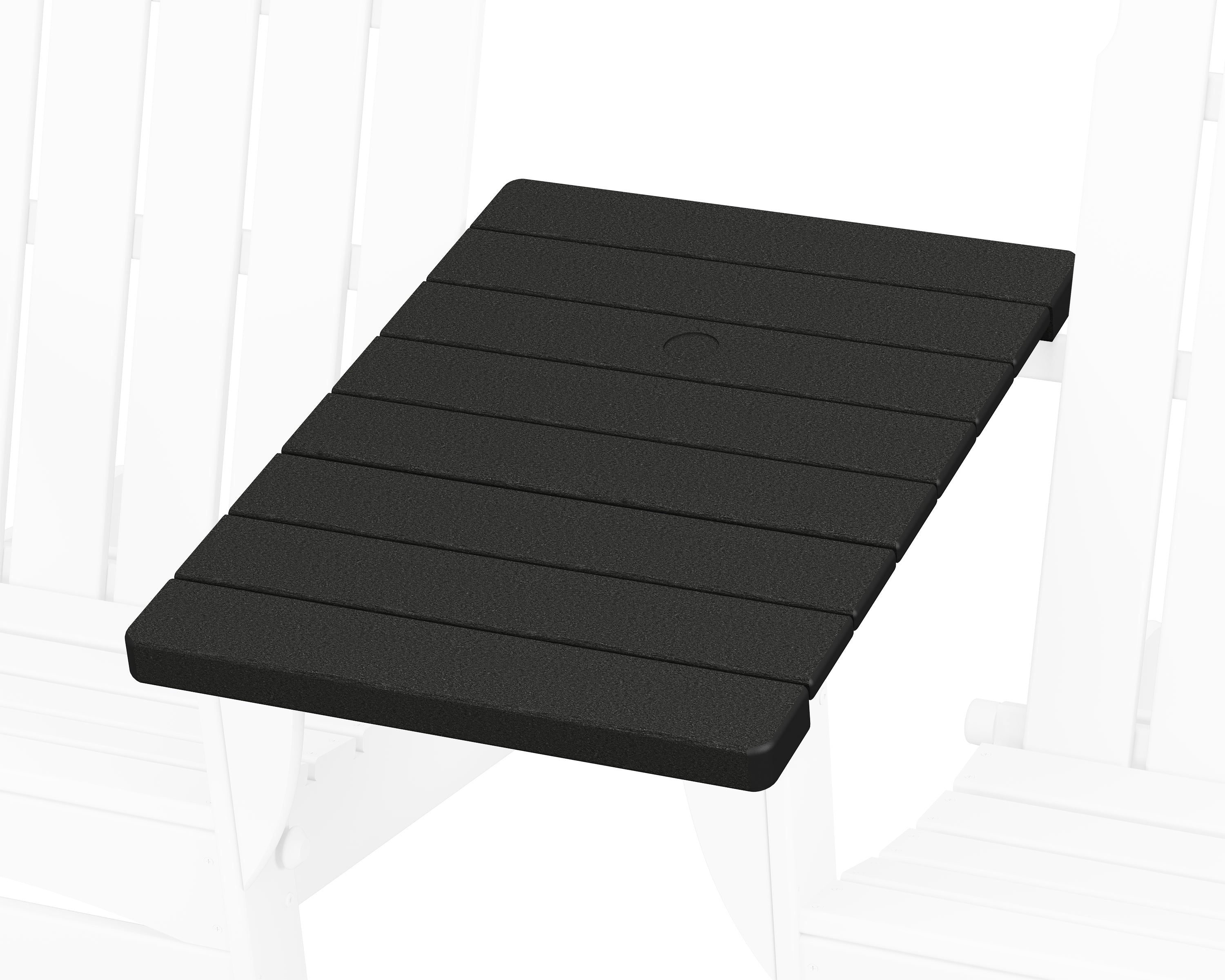 POLYWOOD® Classic Series Straight Adirondack Connecting Table in Black