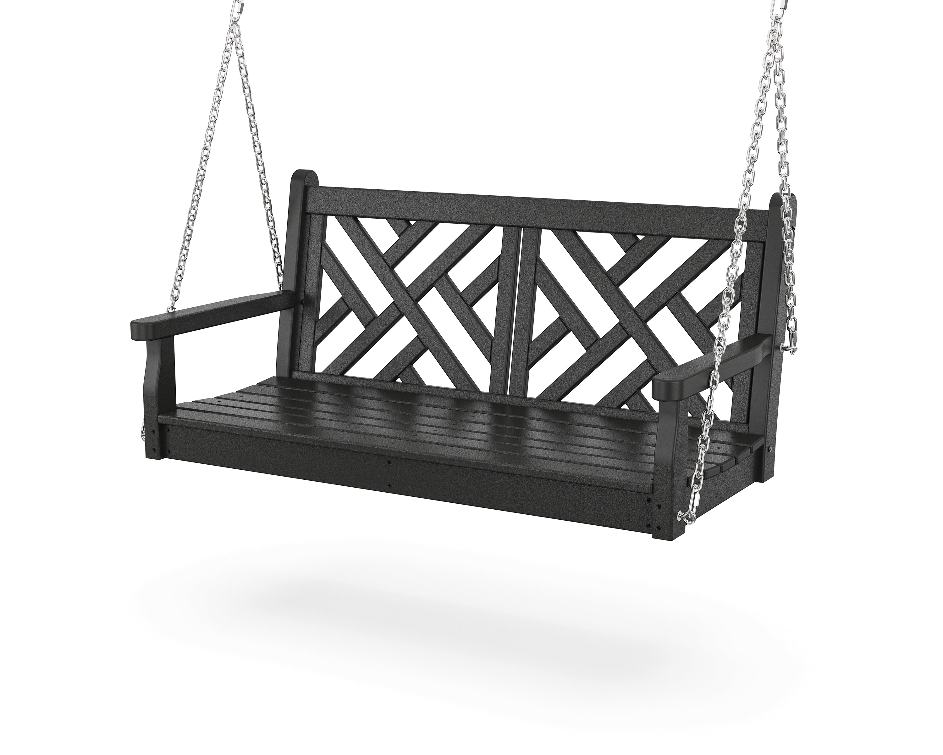 POLYWOOD® Chippendale 48" Swing in Black