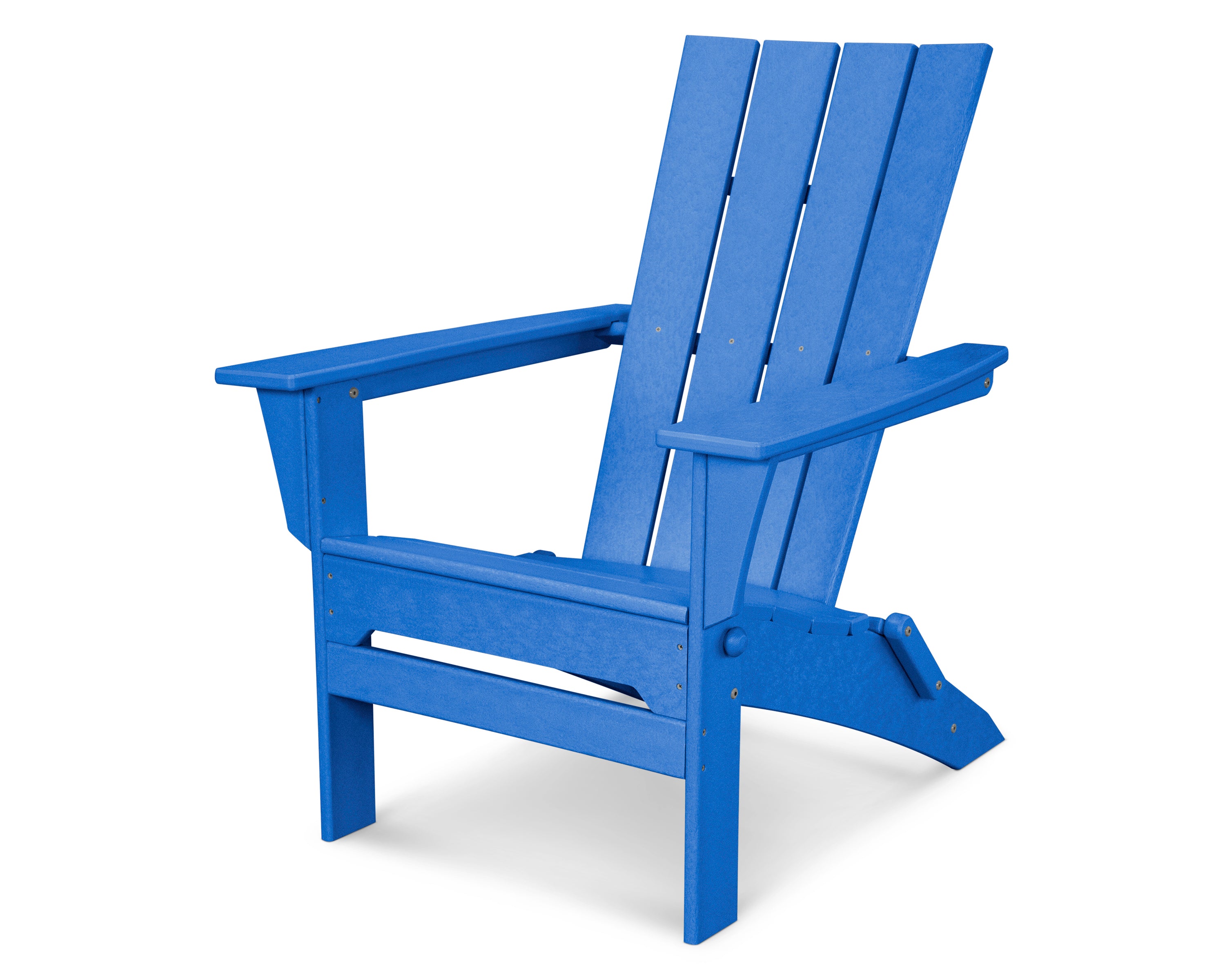 POLYWOOD® Quattro Folding Adirondack in Pacific Blue