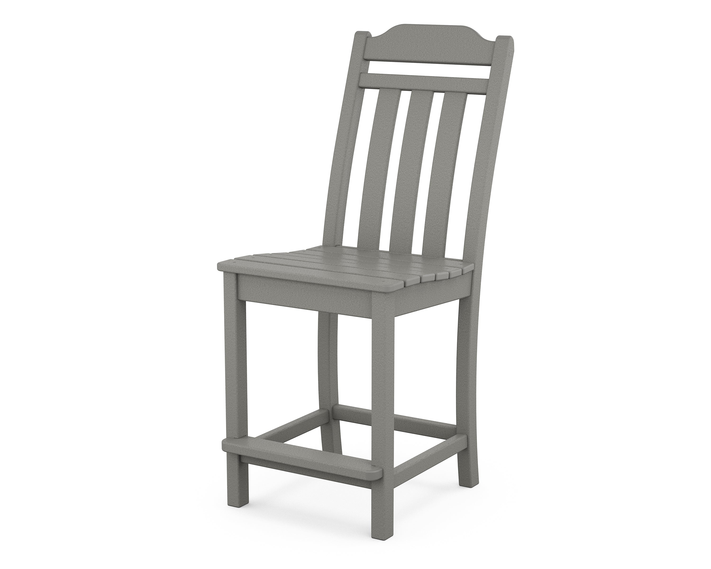 Country Living Cottage Counter Side Chair in Slate Grey