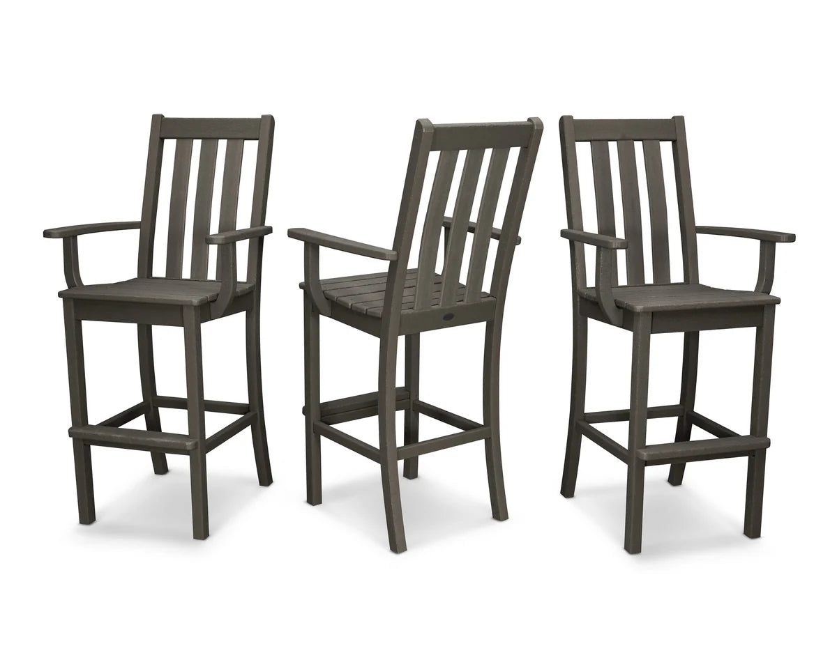 Vineyard Bar Arm Chair 3-Pack