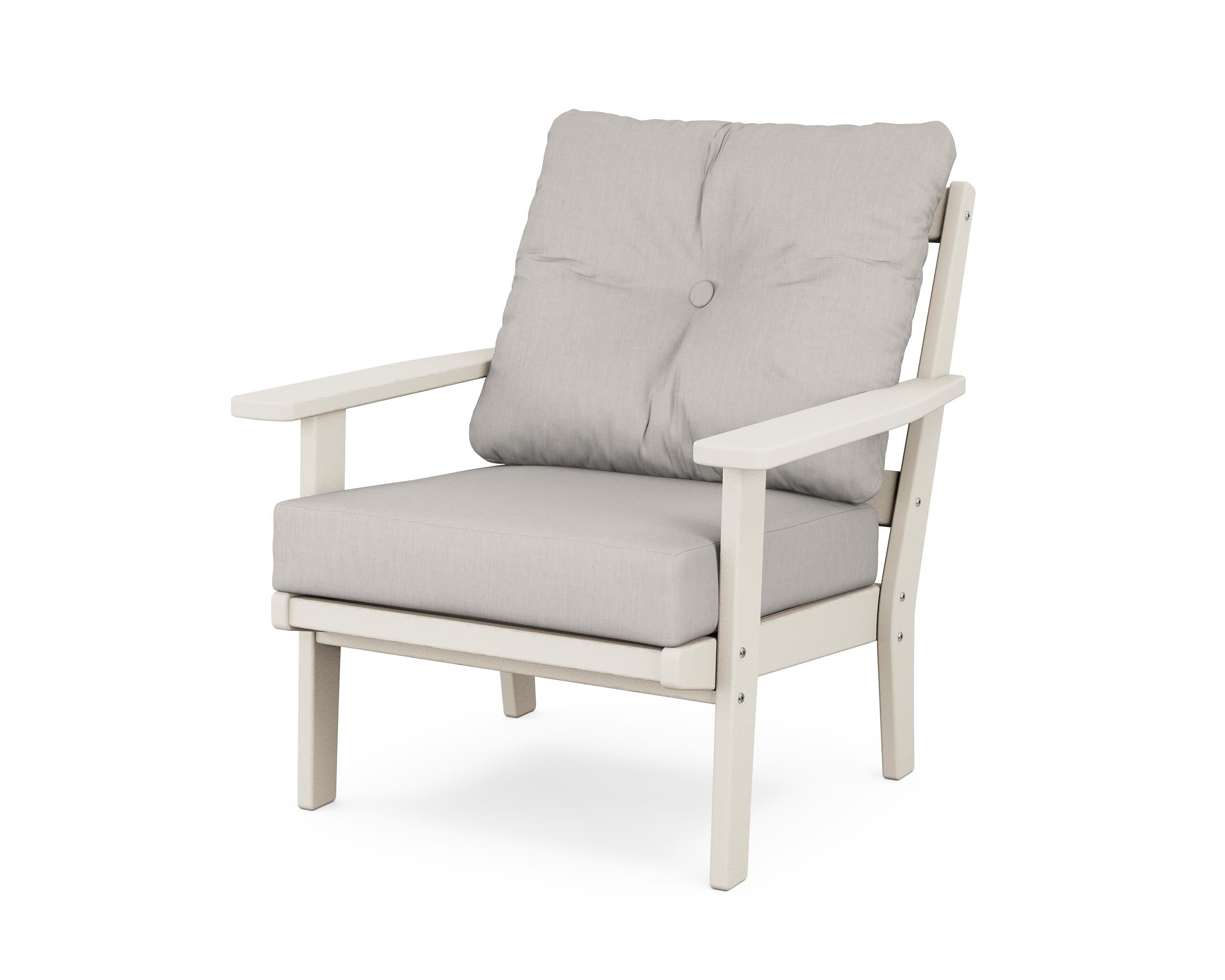 POLYWOOD® Prairie Deep Seating Chair in Sand / Cast Ash