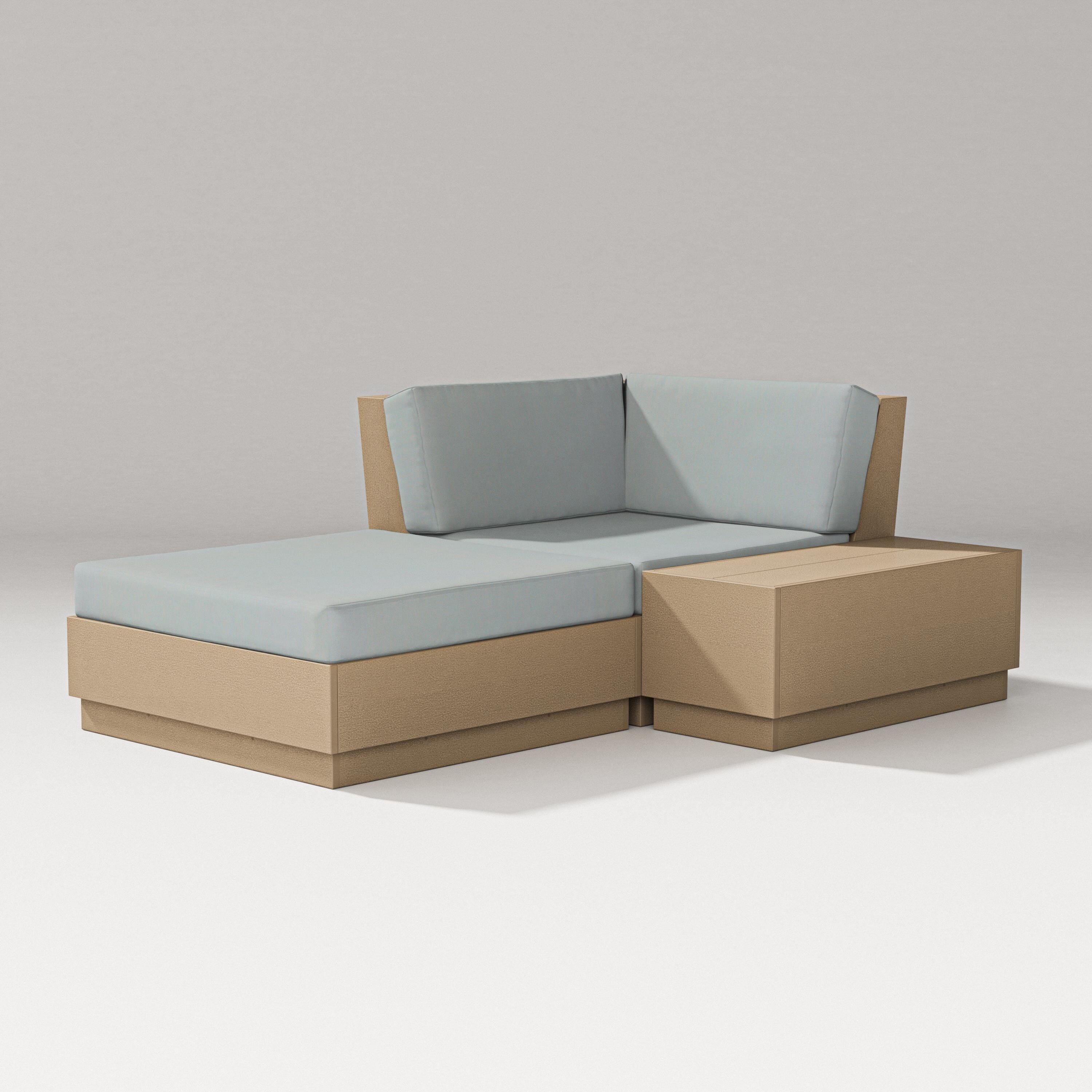 PW Designer Series Elevate Corner Chaise in Vintage Sahara / Spa