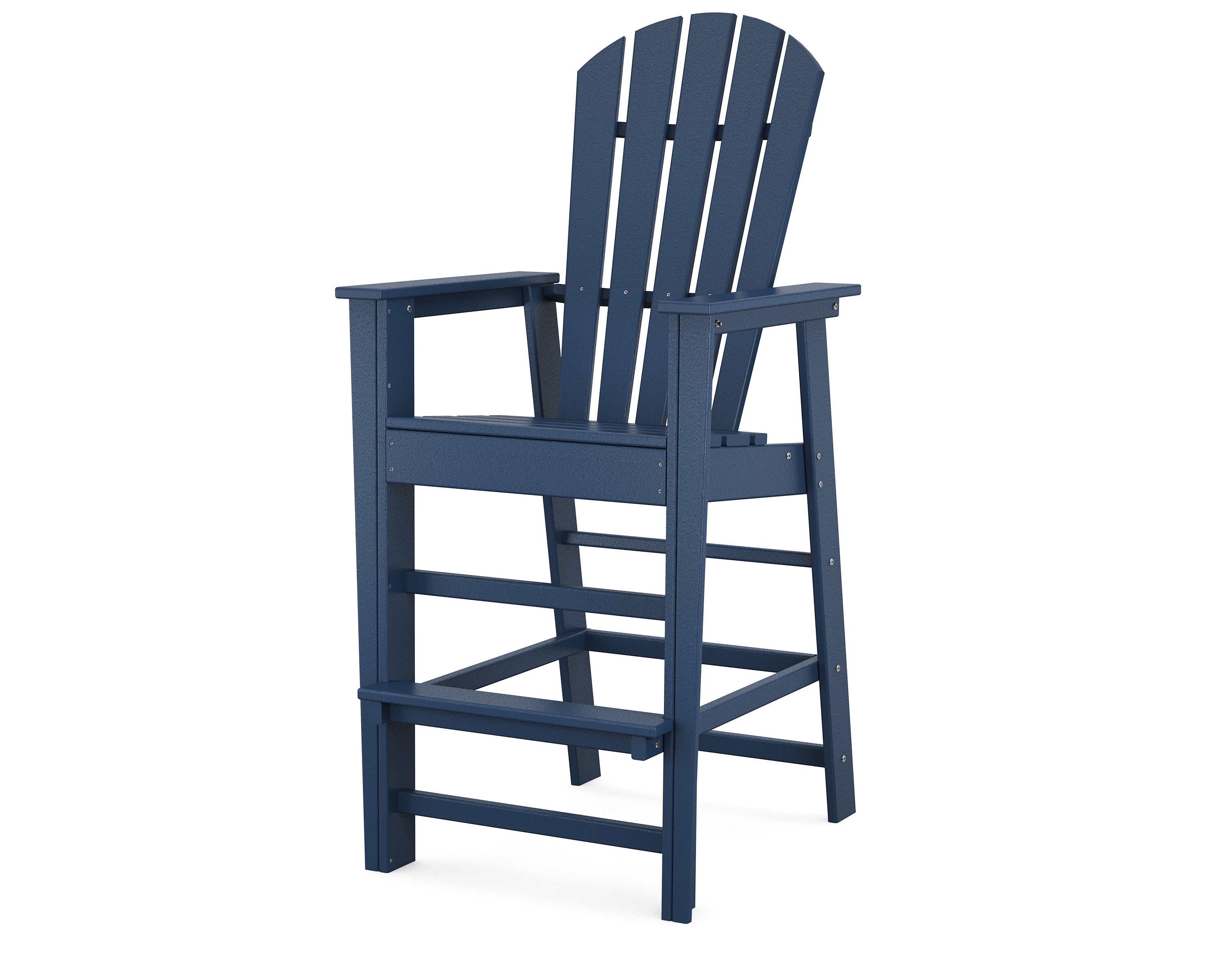 POLYWOOD® South Beach Bar Chair in Navy