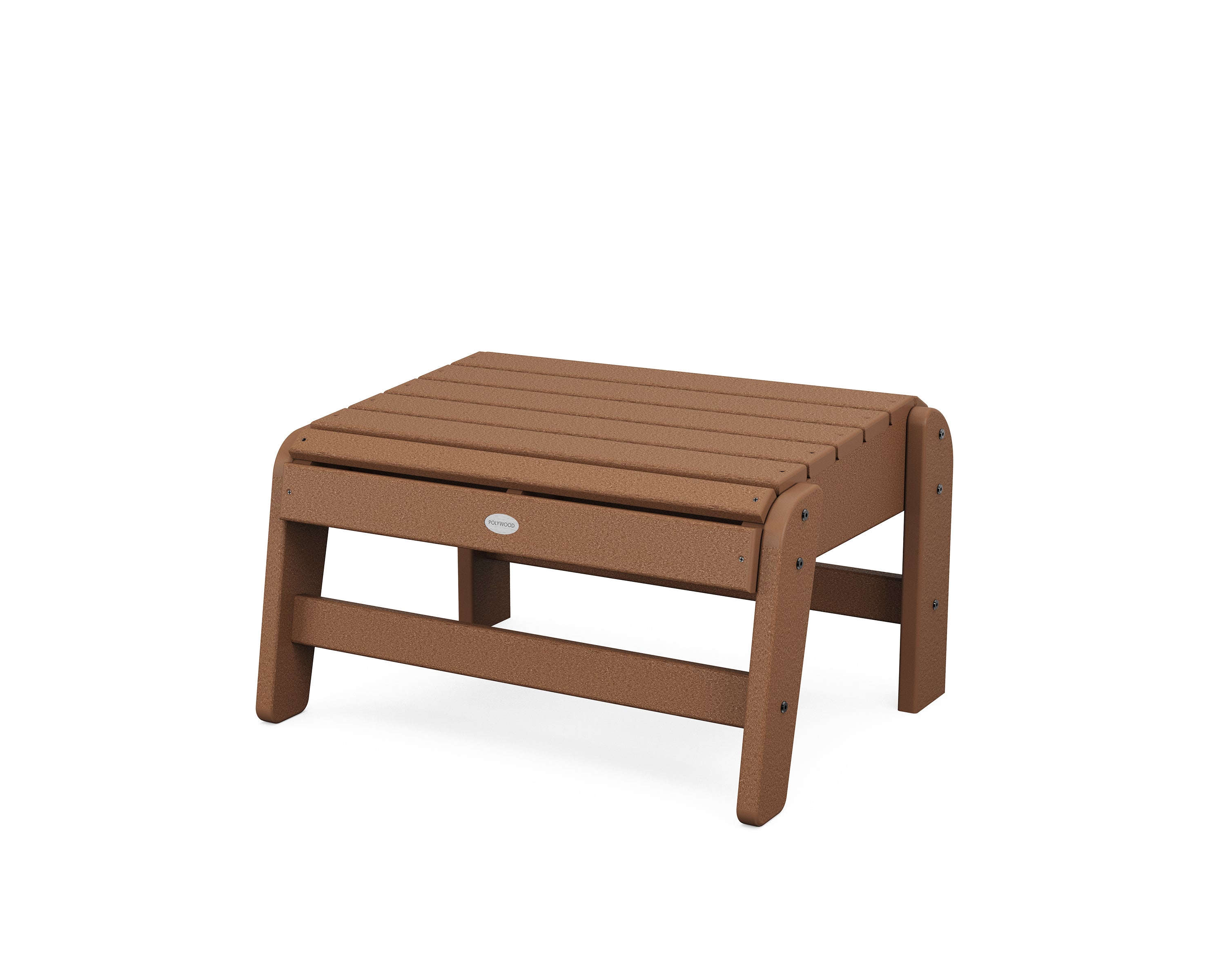 POLYWOOD® Grand Adirondack Ottoman in Teak