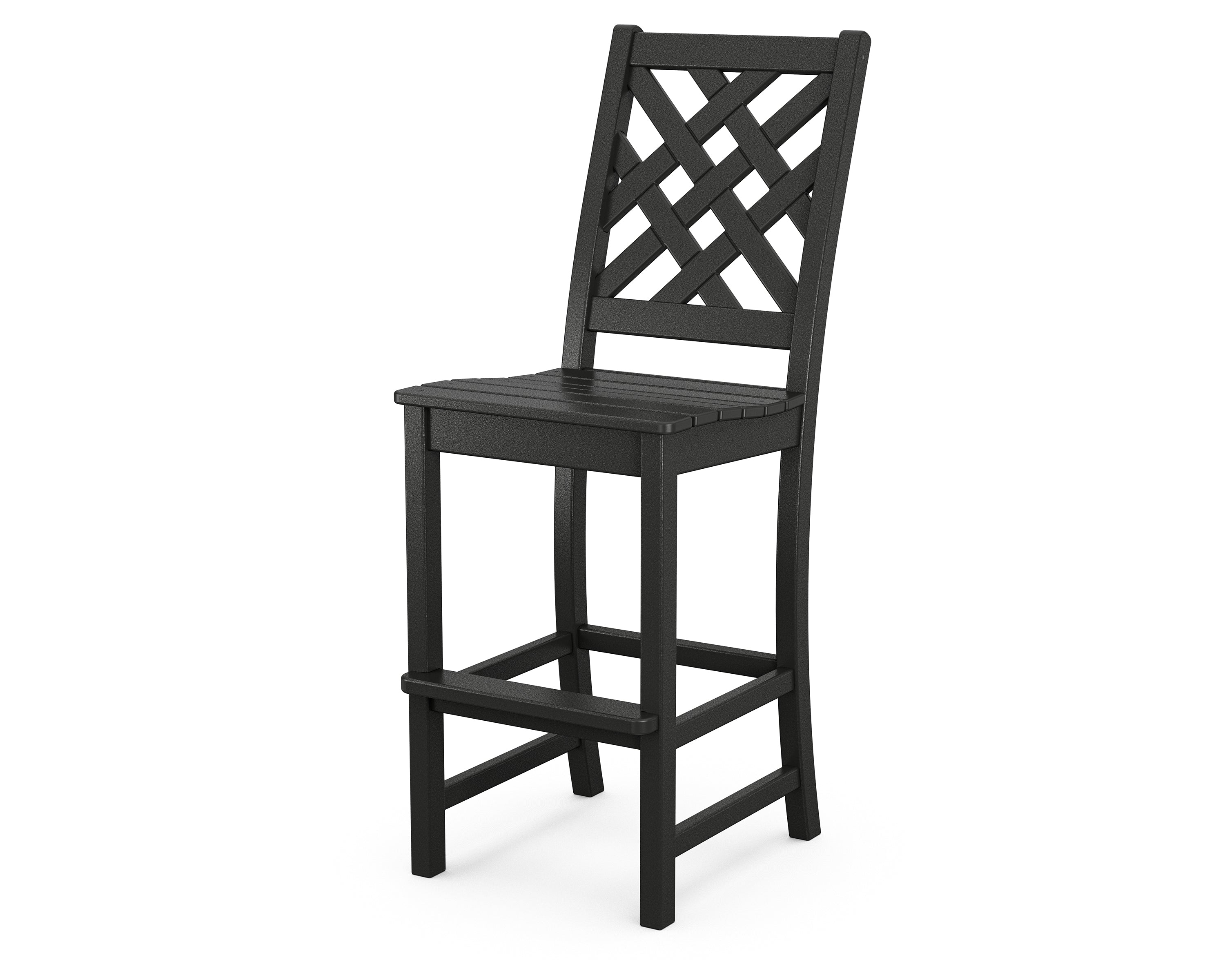 Country Living Wovendale Bar Side Chair in Black