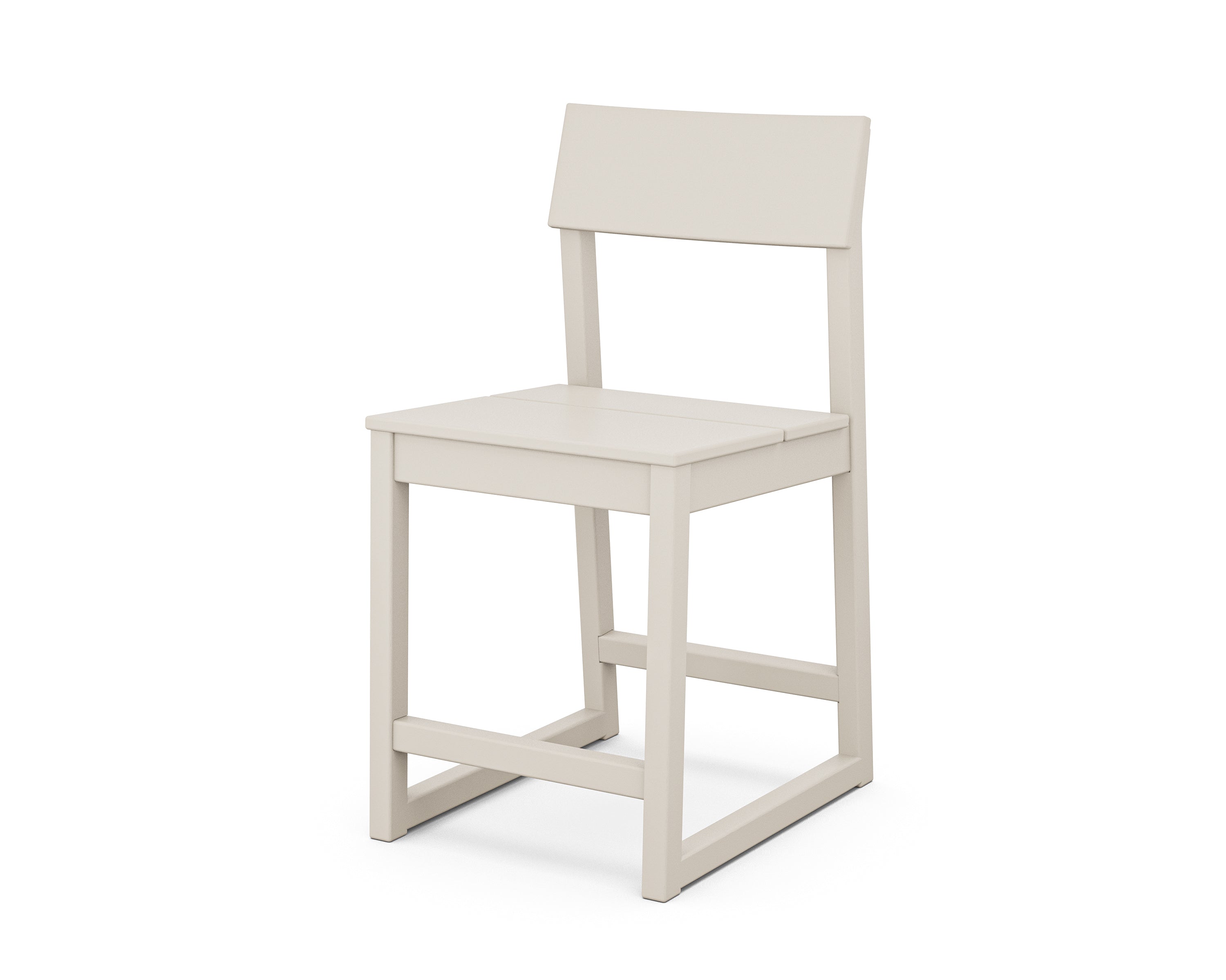 POLYWOOD® EDGE Counter Side Chair in Sand