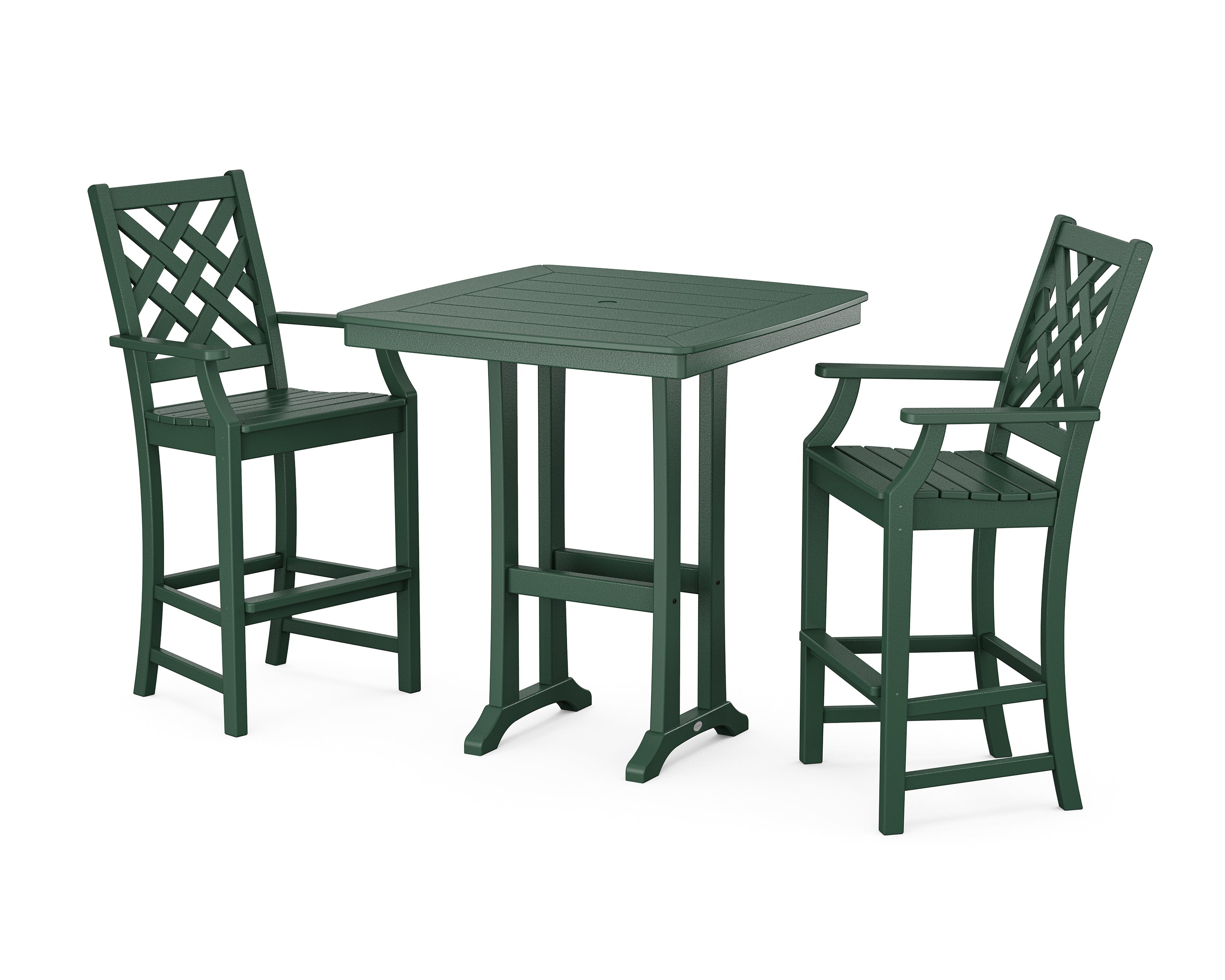 Country Living Wovendale 3-Piece Bar Set in Green