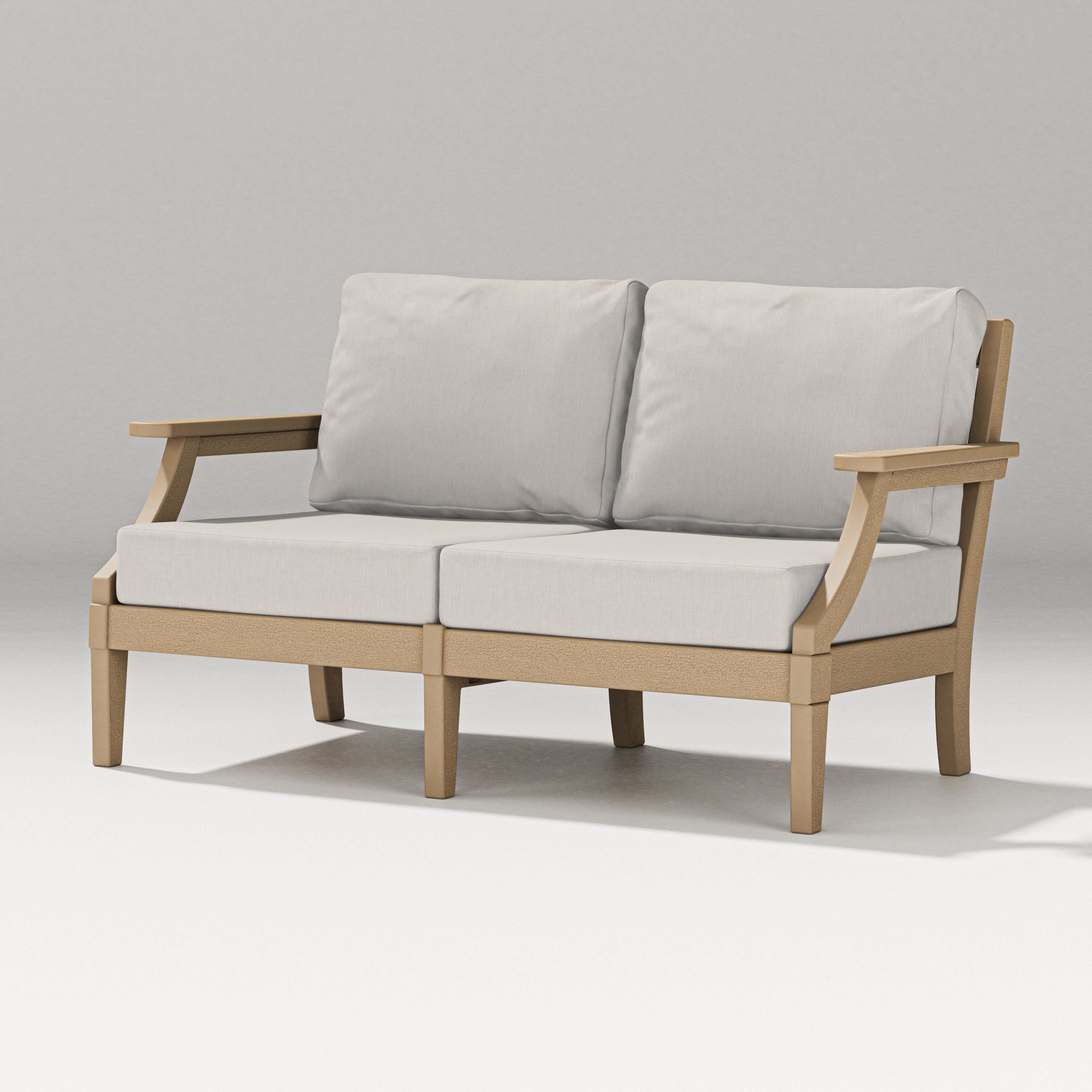 PW Designer Series Estate Loveseat in Vintage Sahara / Cast Ash