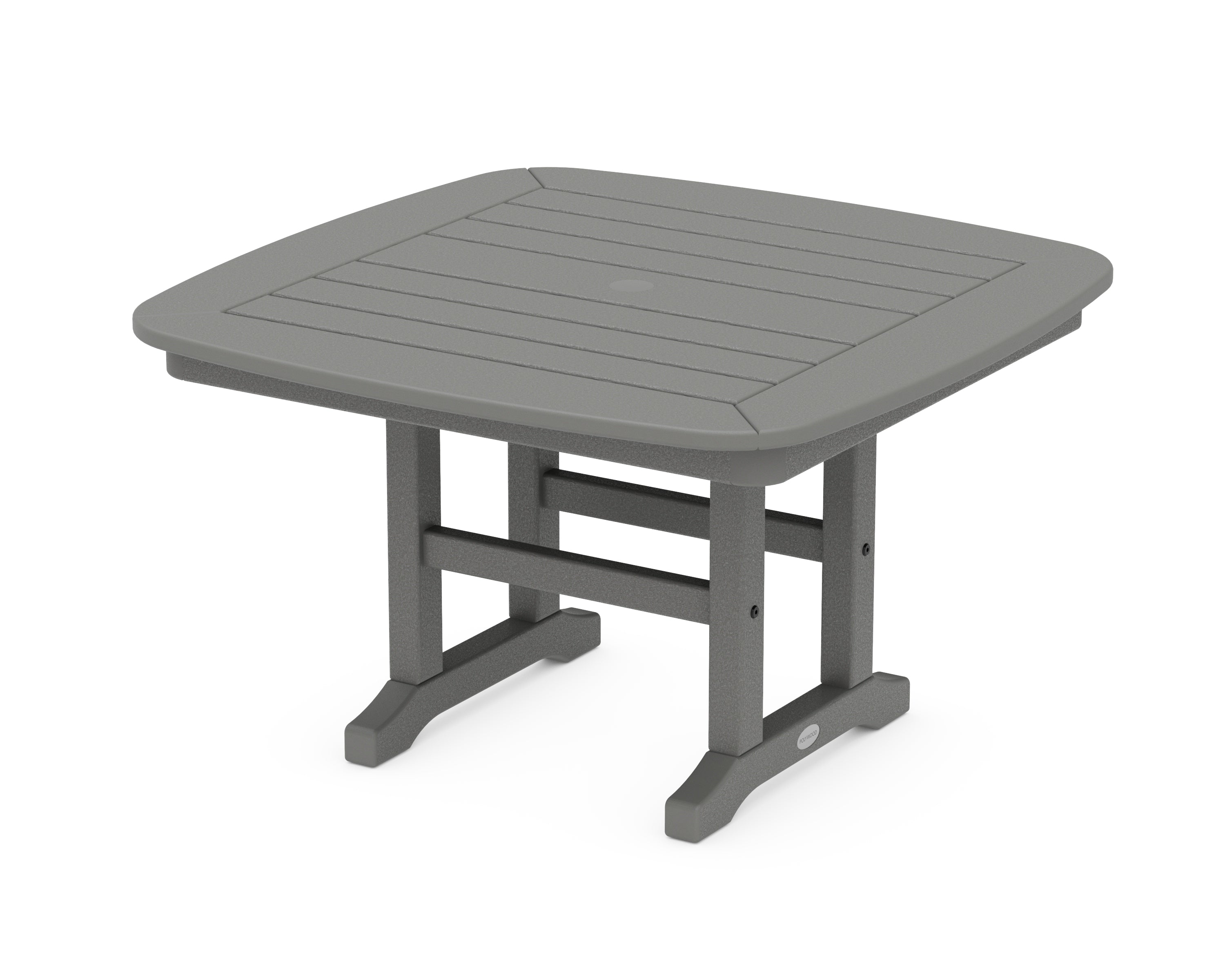 POLYWOOD® Nautical 31" Conversation Table in Slate Grey