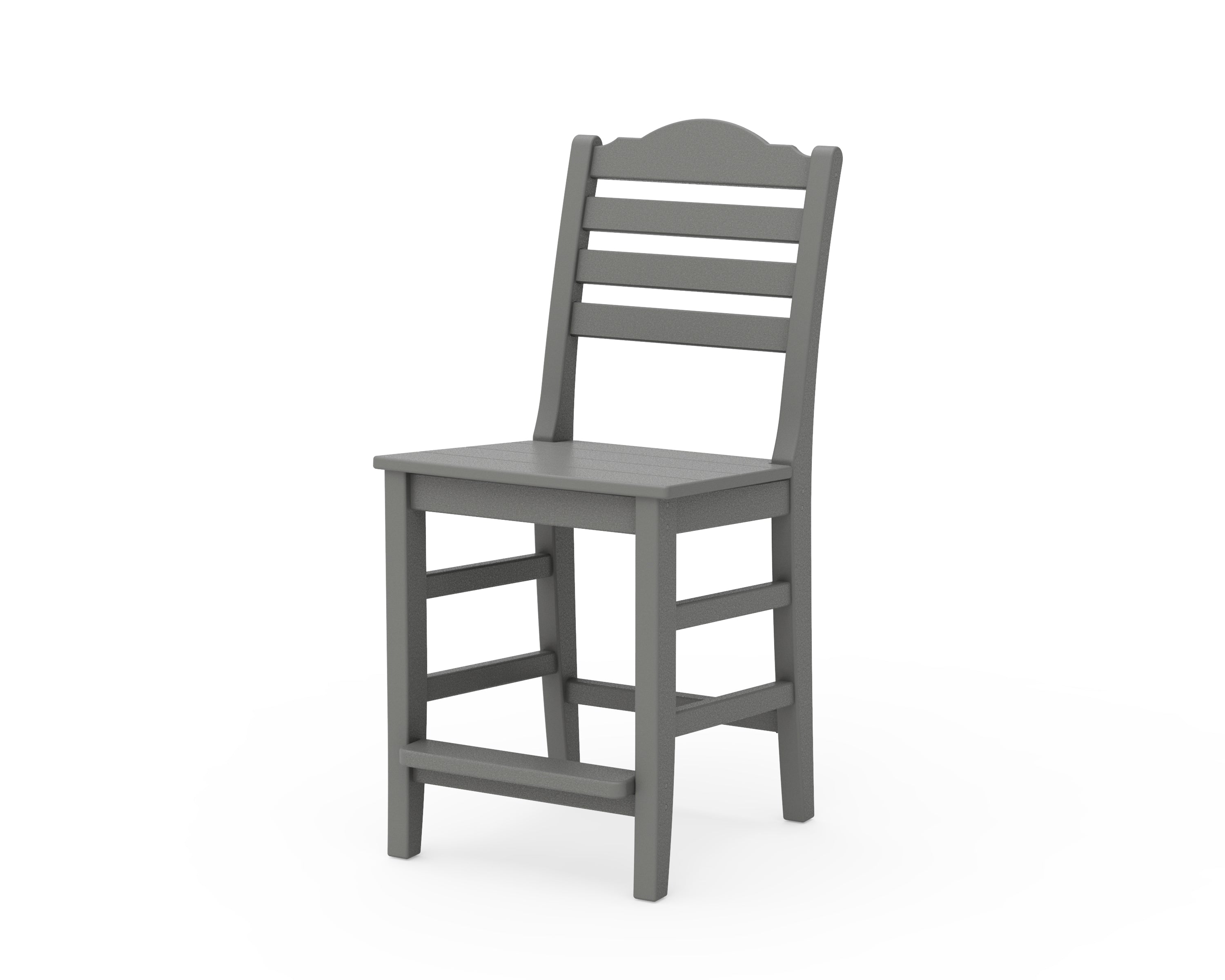 Draper James™ by POLYWOOD® Savannah Counter Side Chair in Slate Grey