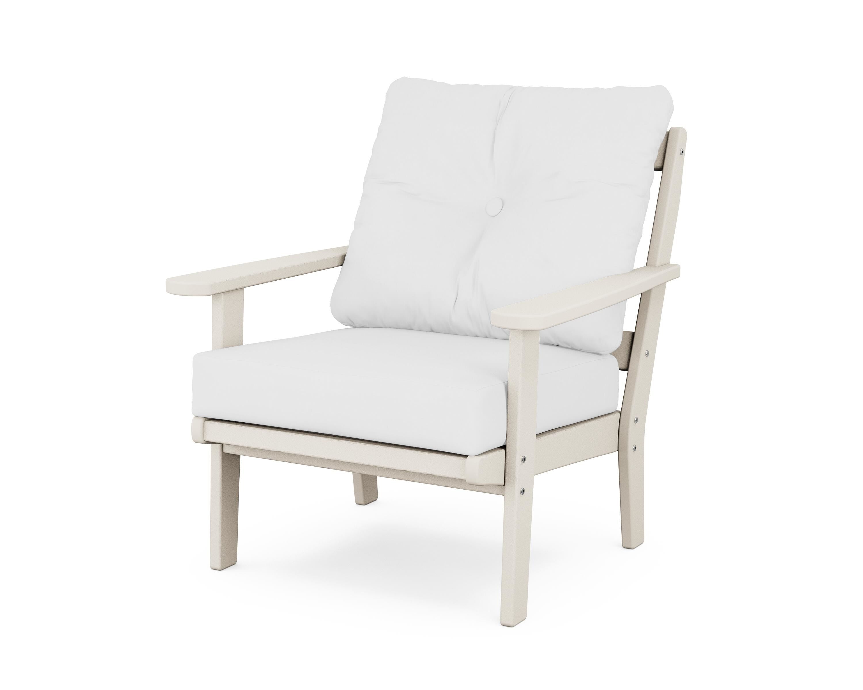 POLYWOOD® Mission Deep Seating Chair in Sand / Natural
