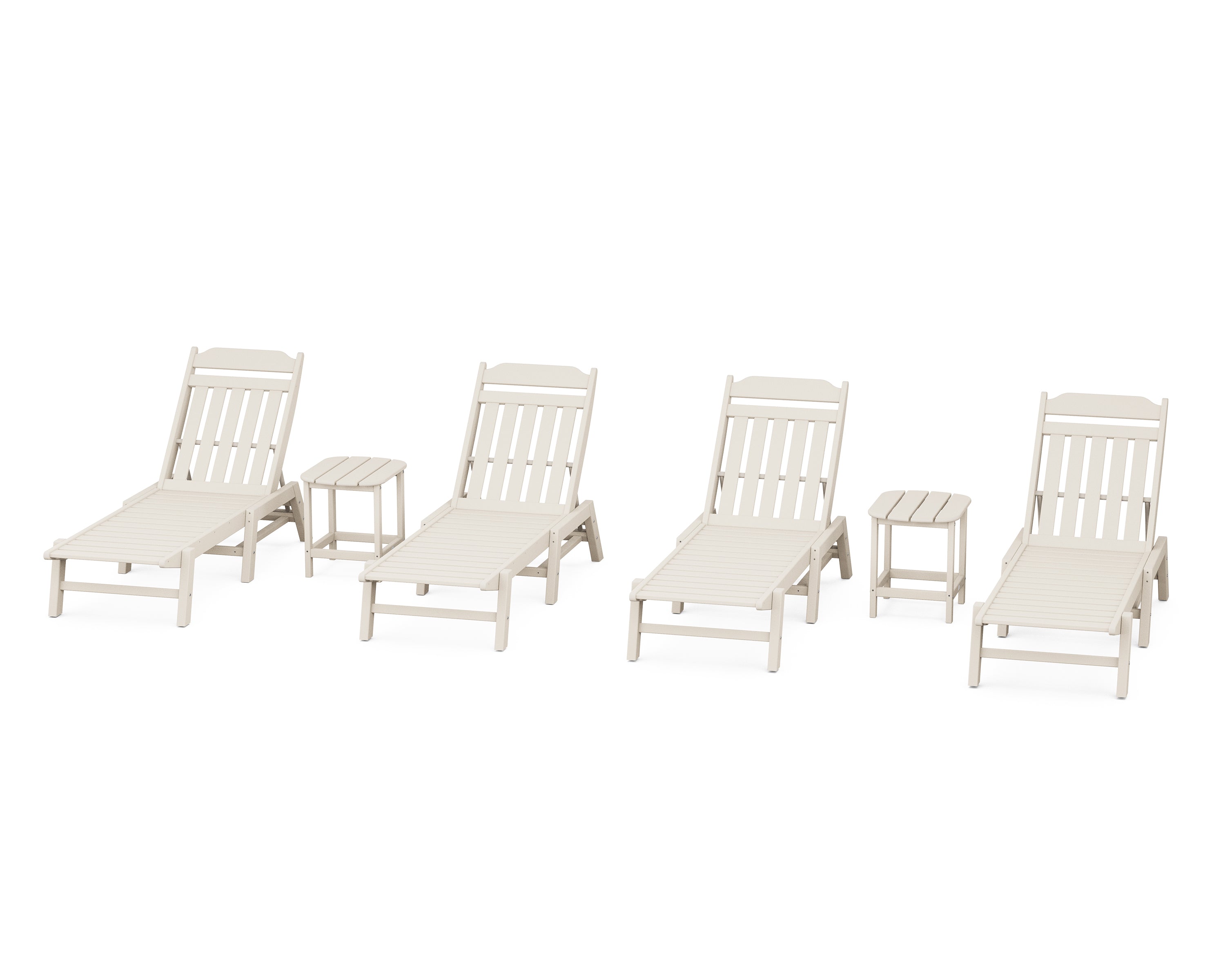 Country Living Cottage 6-Piece Chaise Set in Sand