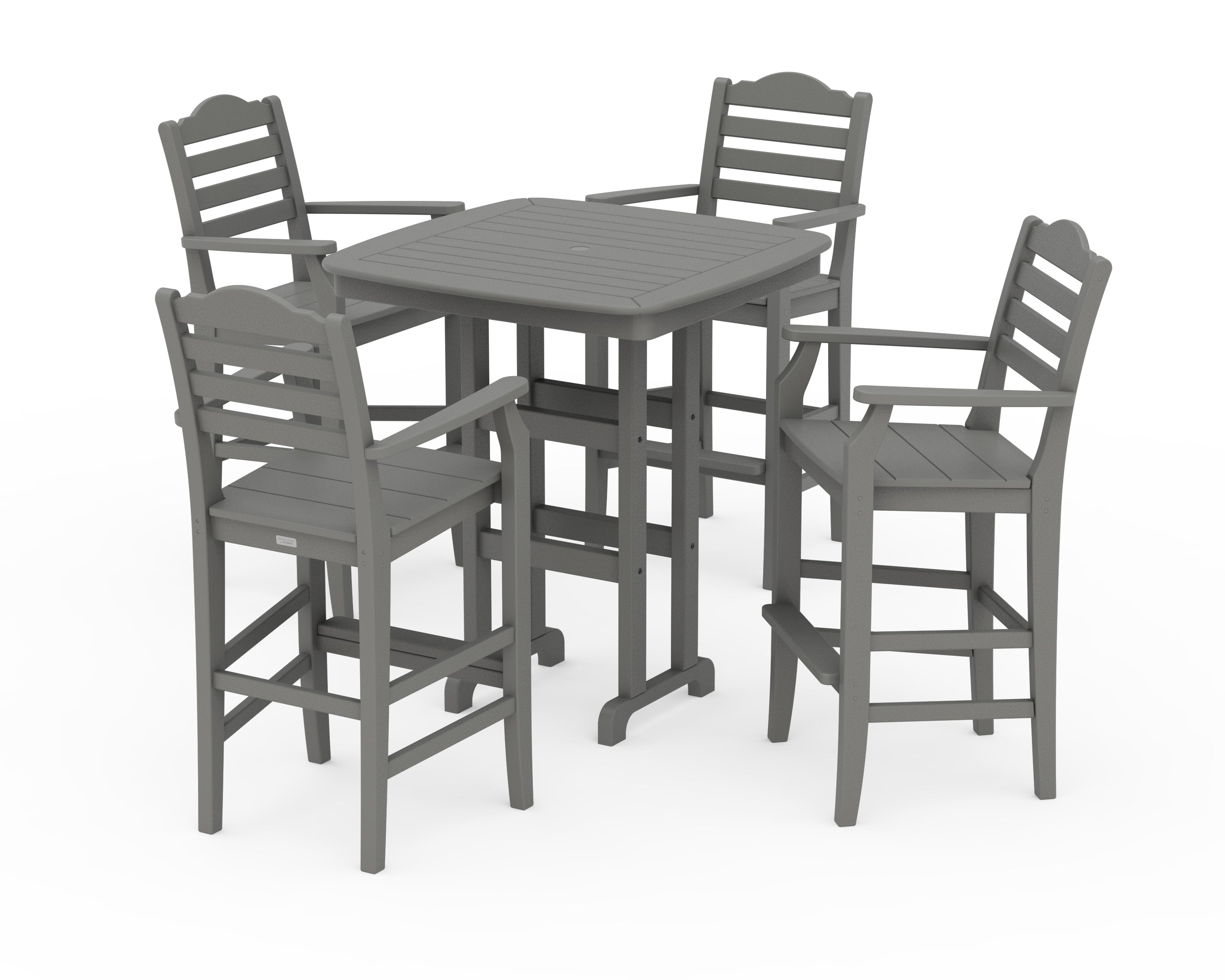 Draper James™ by POLYWOOD® Savannah 5-Piece Bar Set in Slate Grey