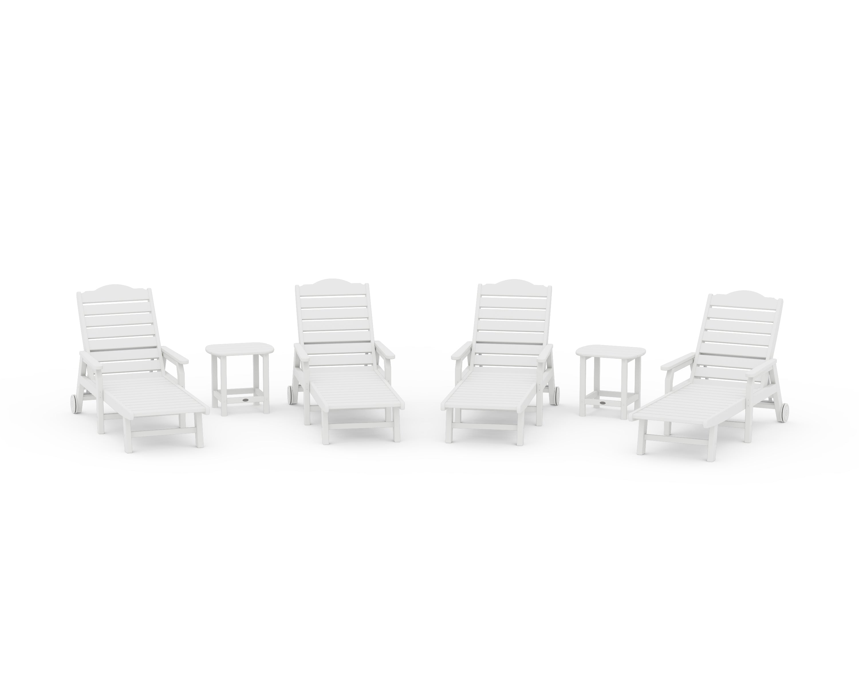 Draper James™ by POLYWOOD® 6-Piece Savannah Chaise Lounge Set in White