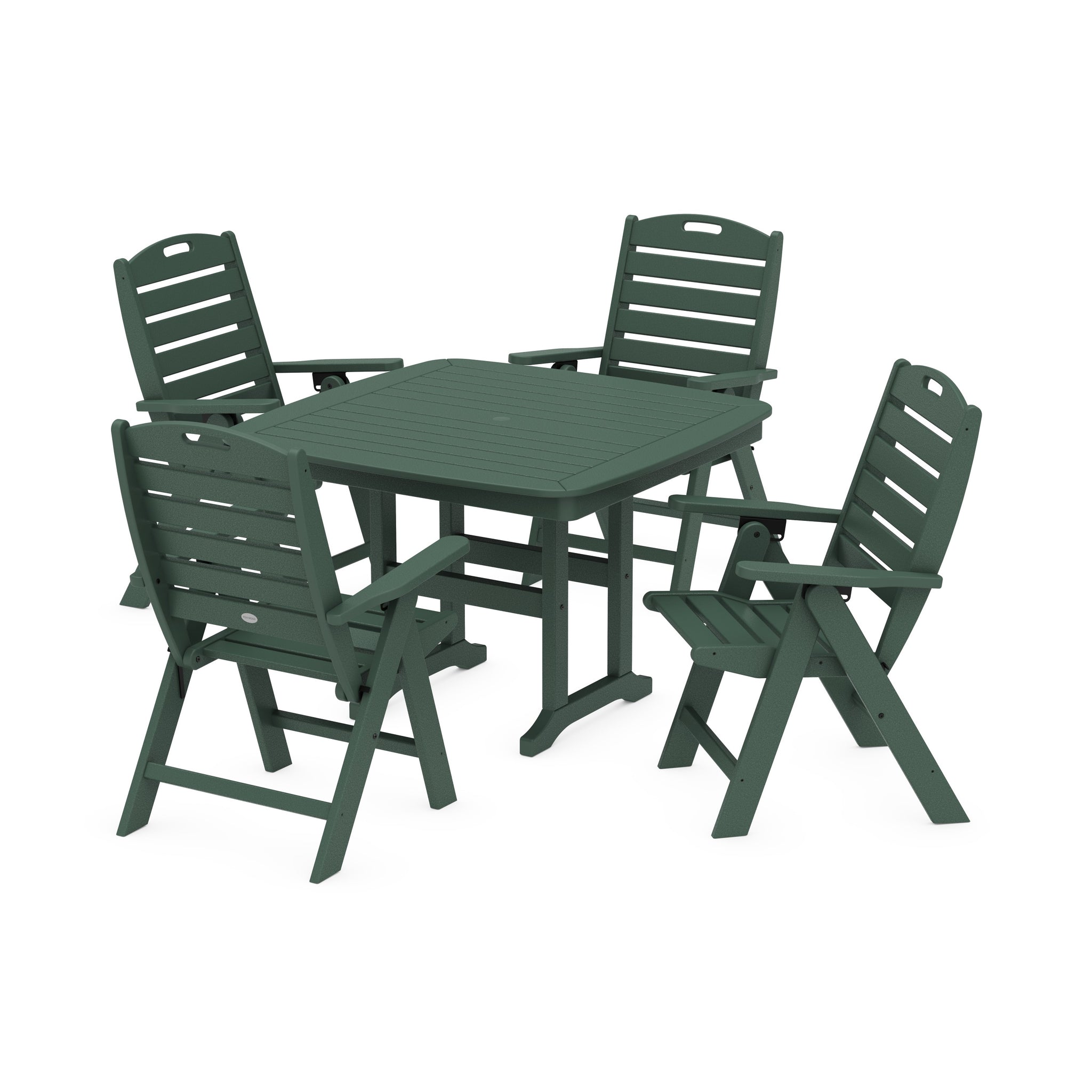 Nautical Highback Chair 5-Piece Dining Set