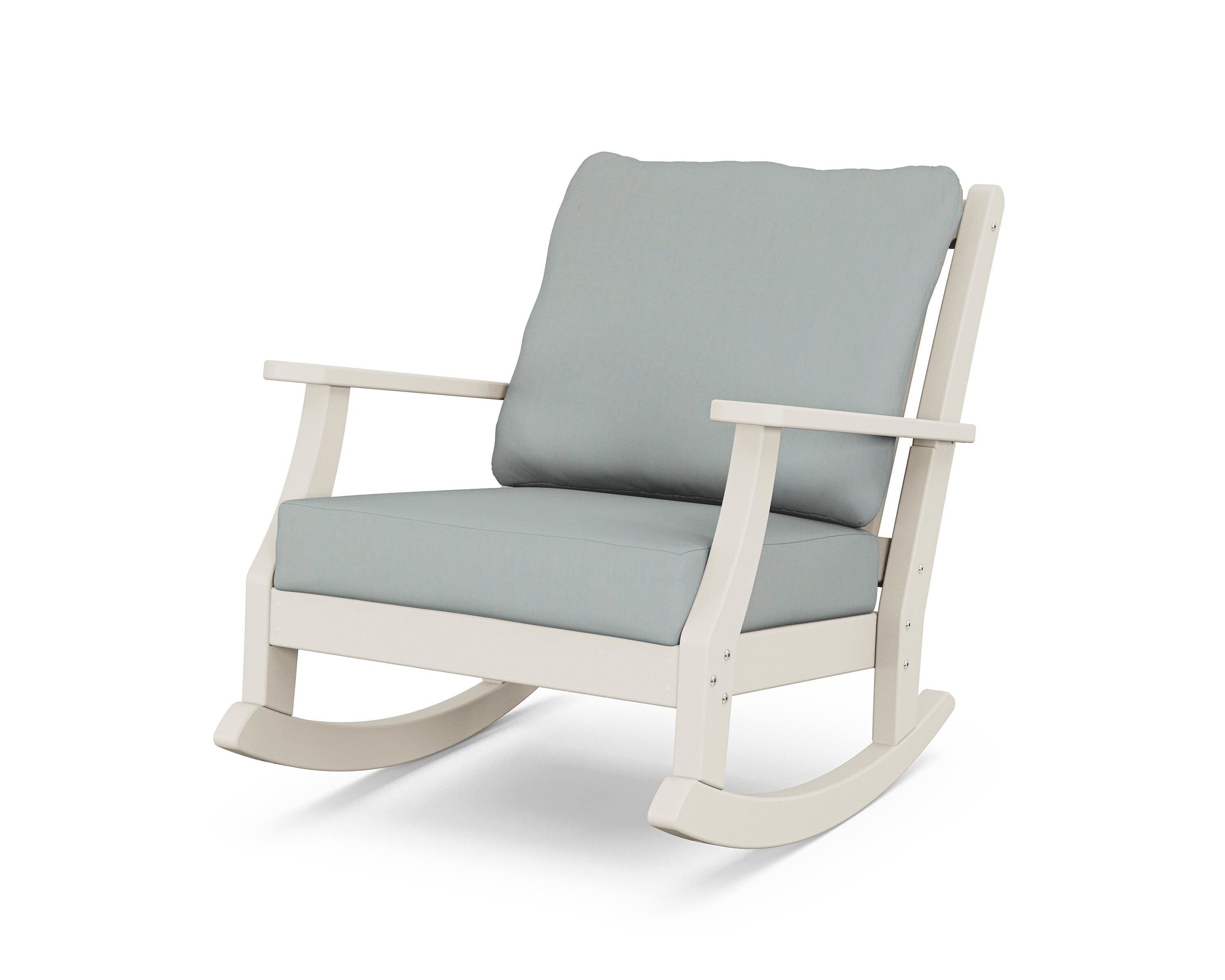 Country Living Wovendale Deep Seating Rocking Chair in Sand / Spa