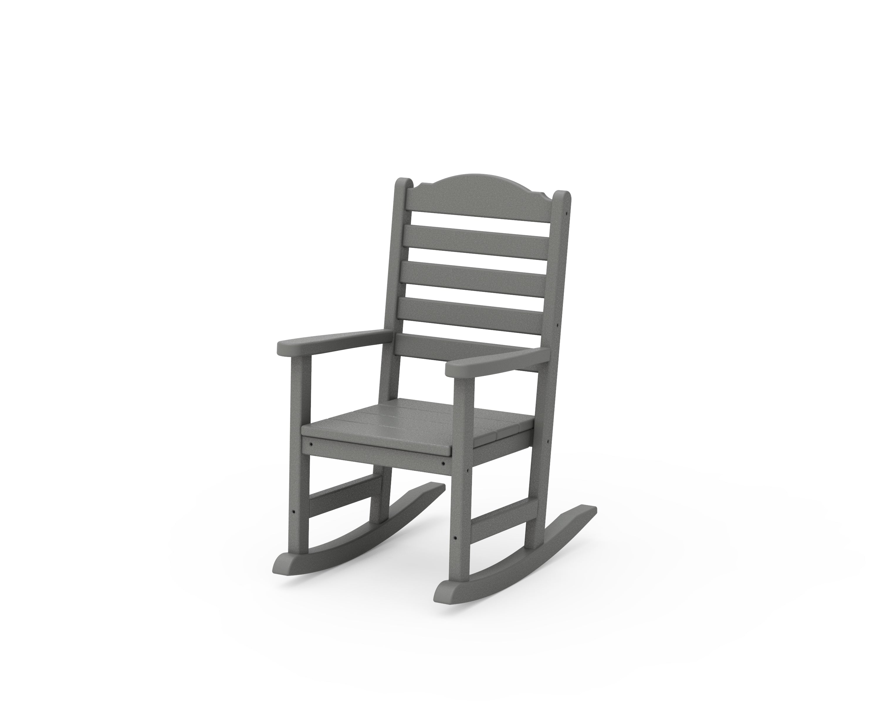 POLYWOOD® Savannah Kids Rocking Chair in Slate Grey