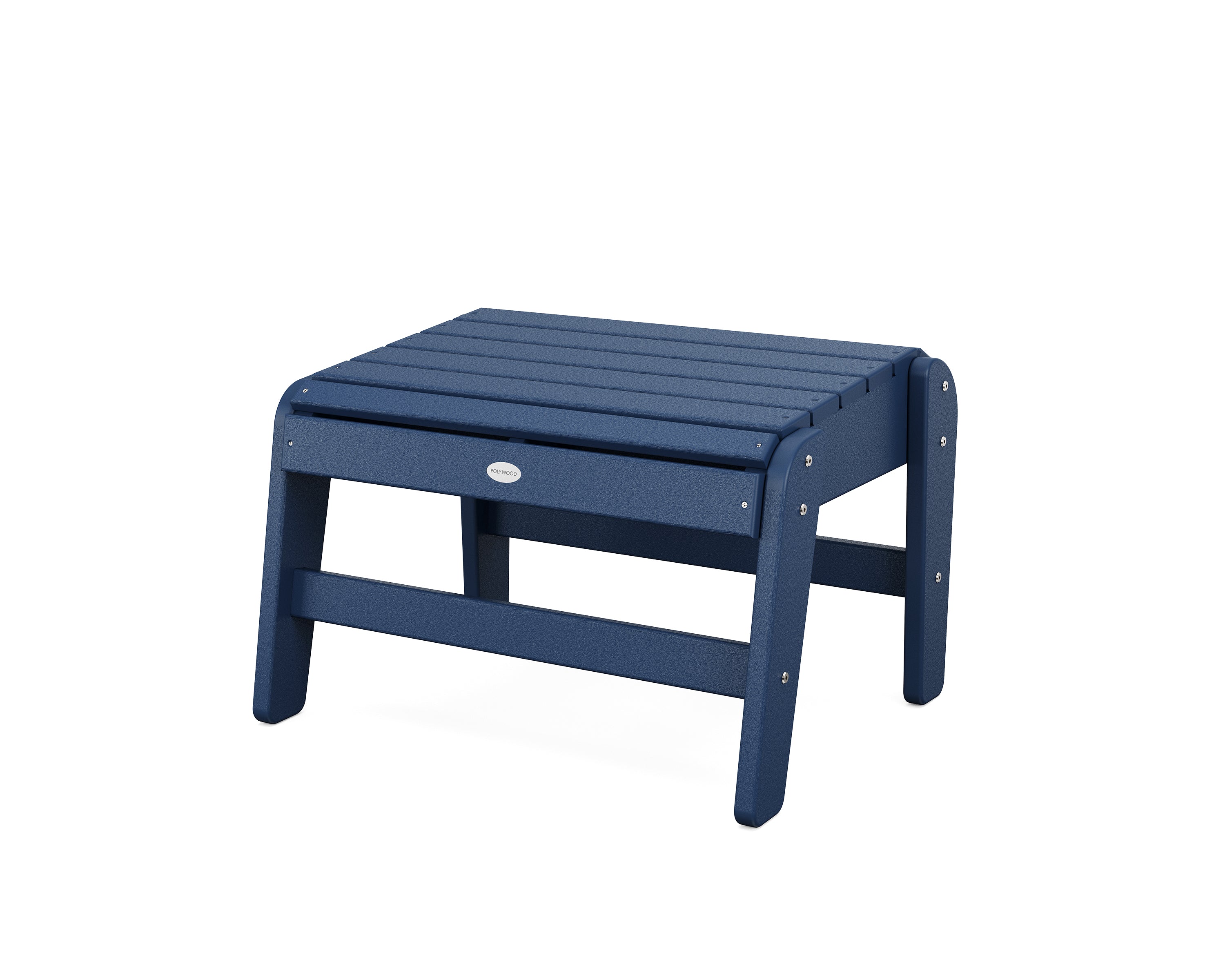 POLYWOOD® Grand Upright Adirondack Ottoman in Navy