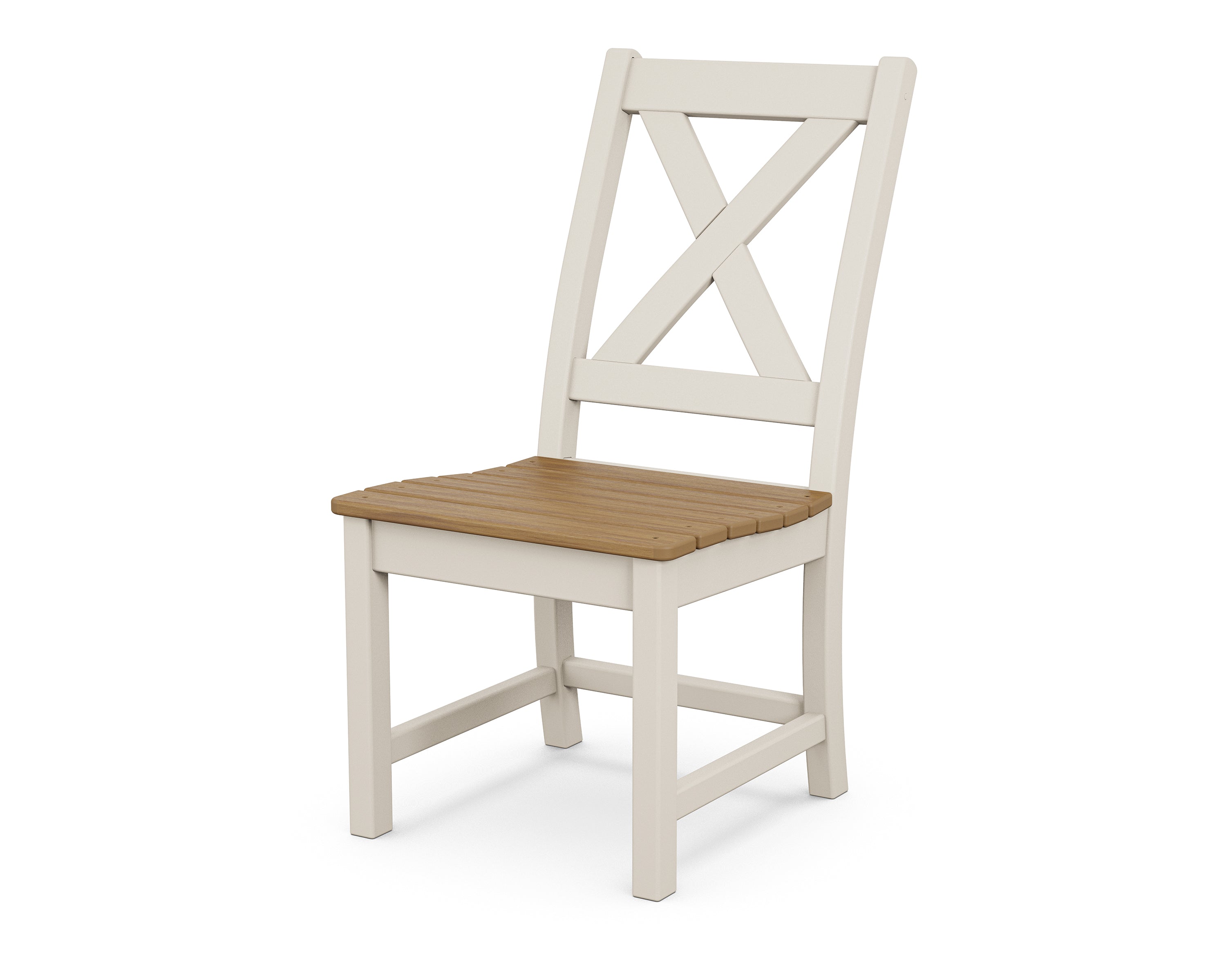 POLYWOOD® Braxton Dining Side Chair in Sand / Natural