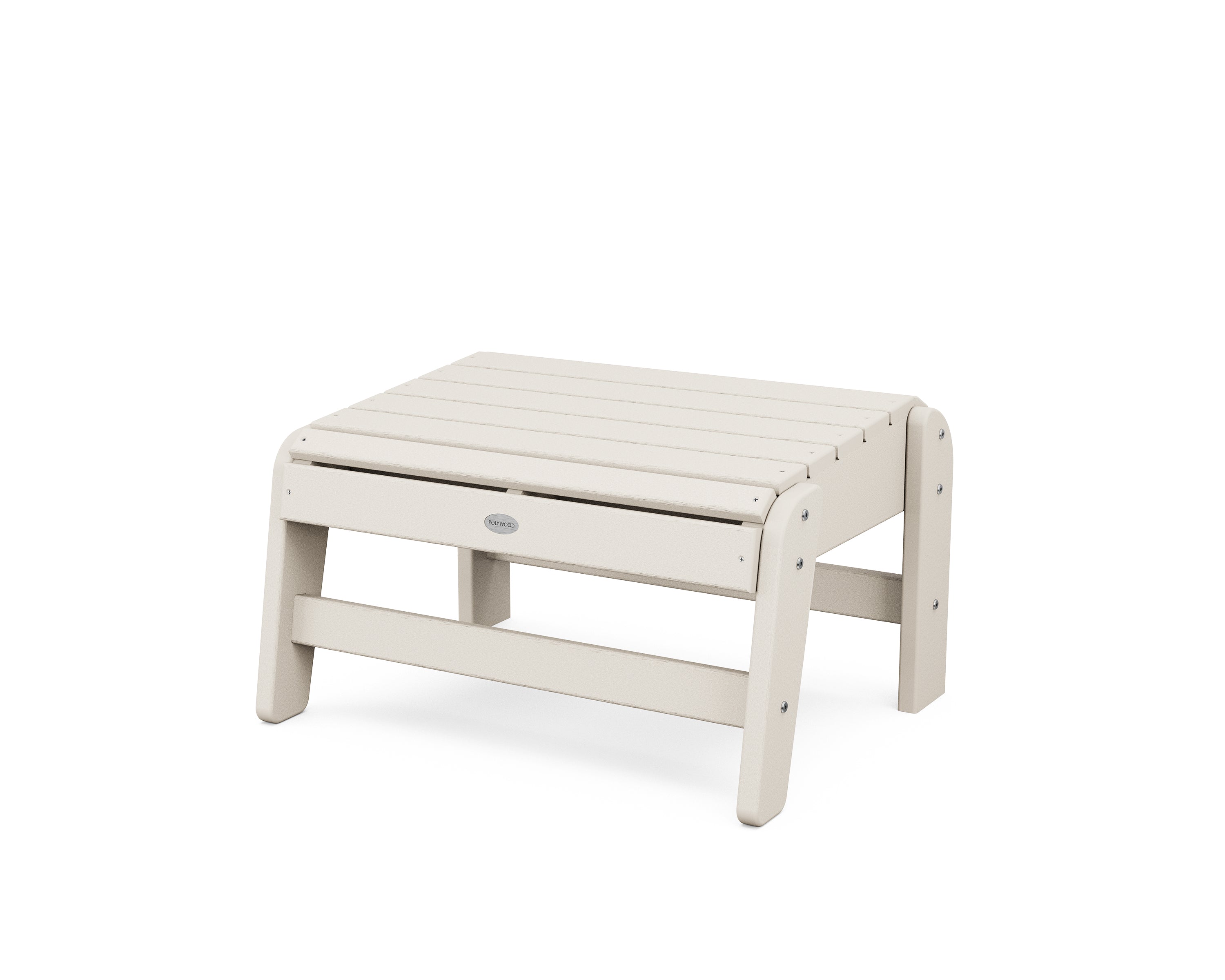 POLYWOOD® Grand Adirondack Ottoman in Sand