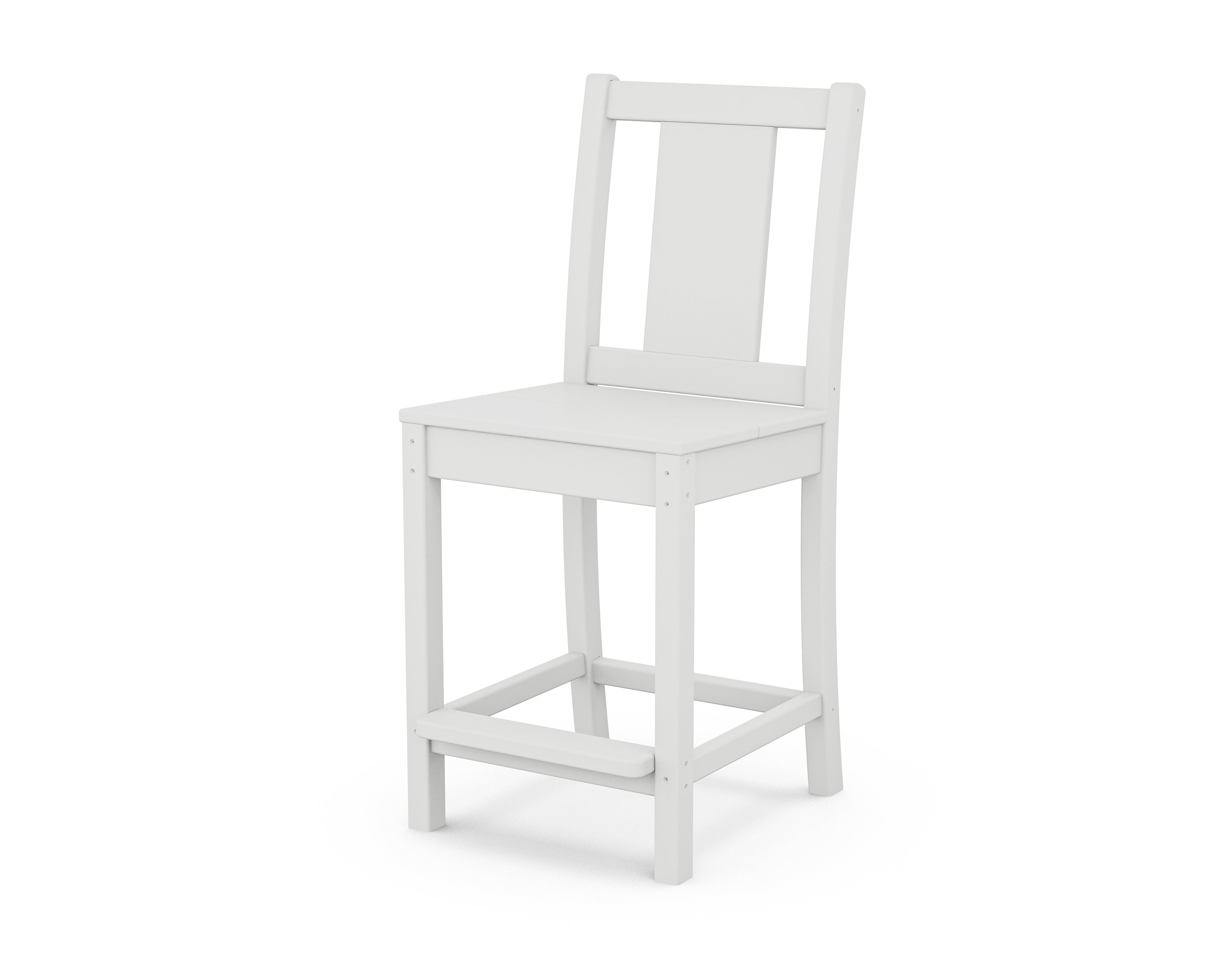 POLYWOOD® Prairie Counter Side Chair in White