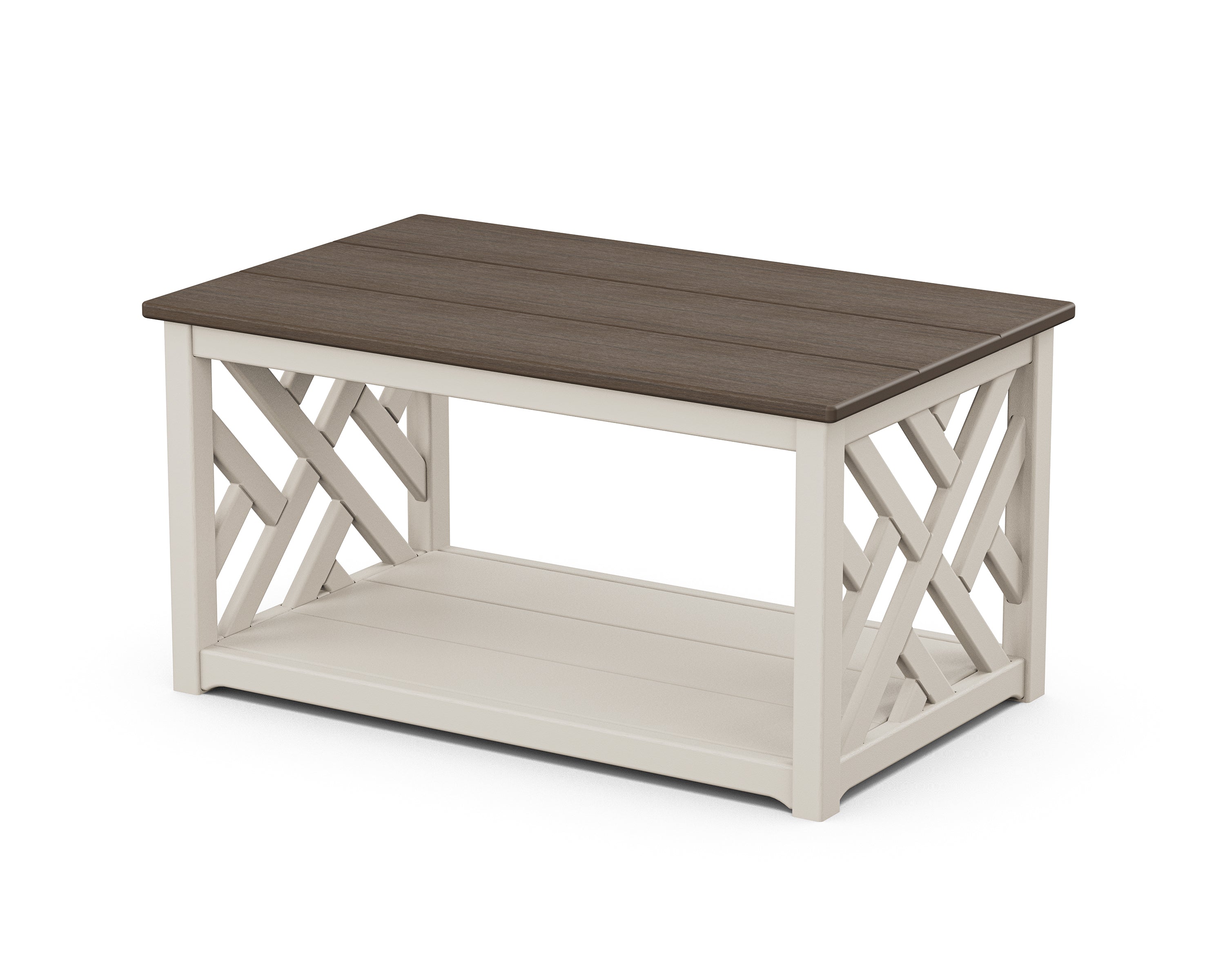 POLYWOOD® Chippendale Coffee Table in Sand / Kona