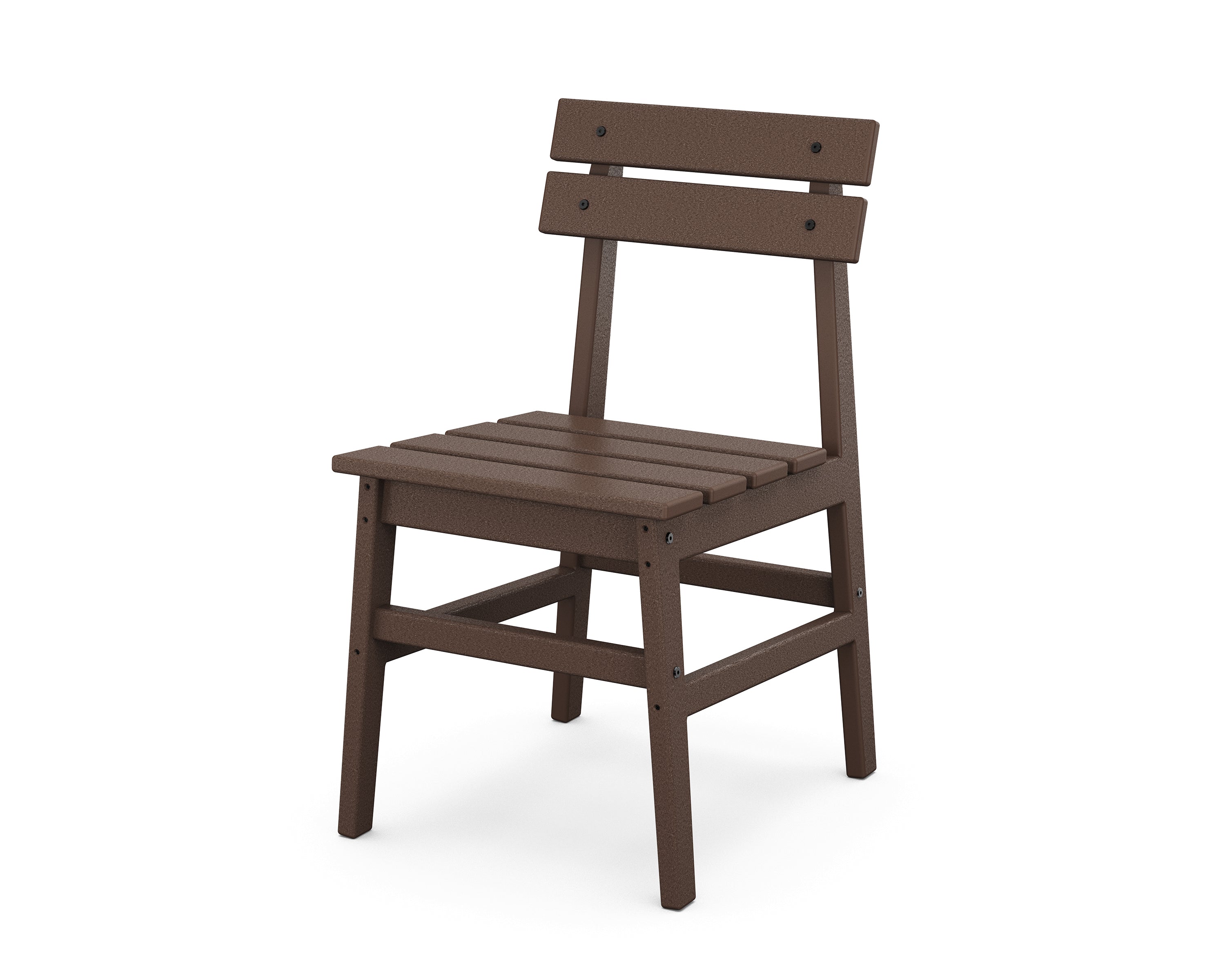 POLYWOOD® Modern Studio Plaza Chair (Single) in Mahogany