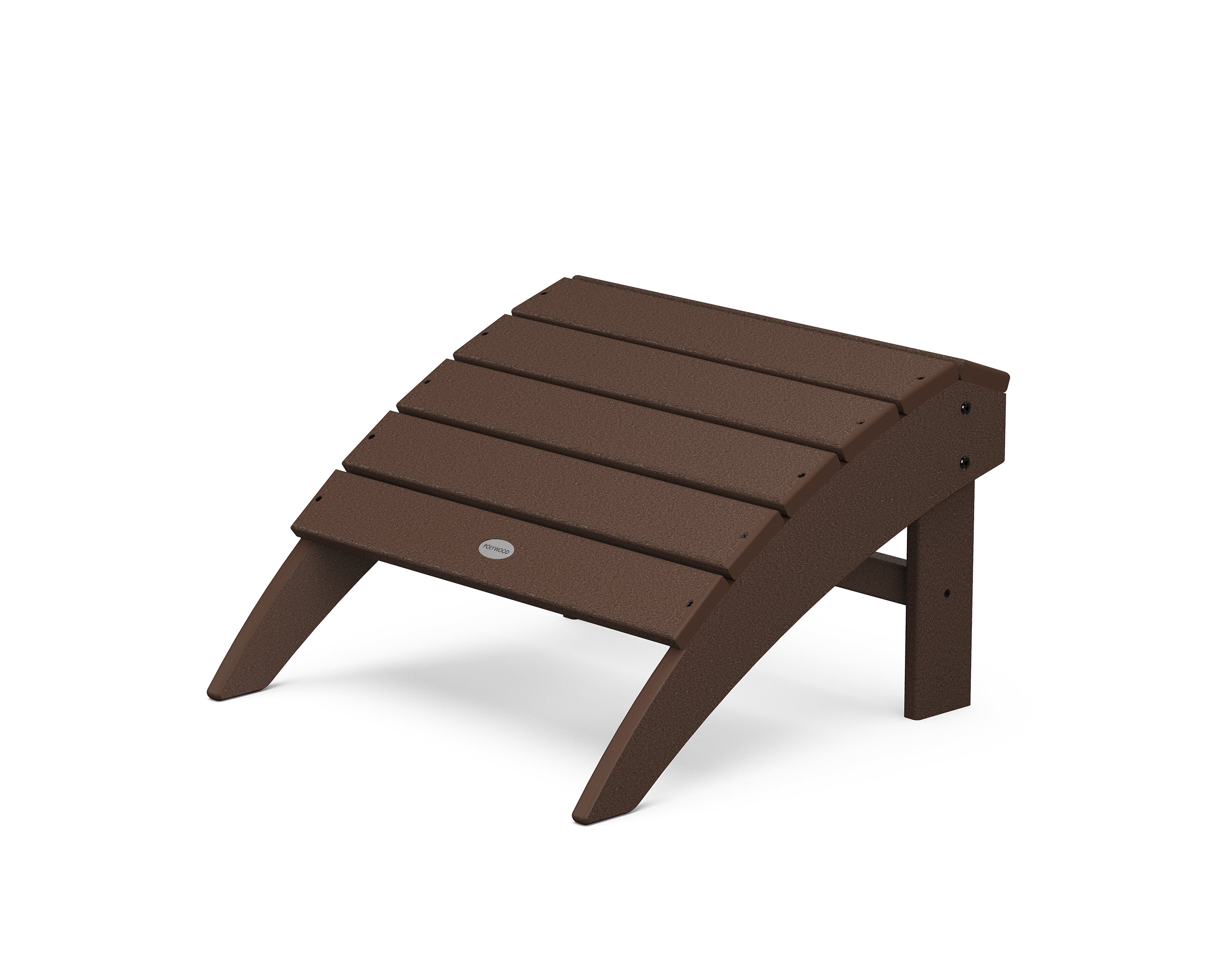 POLYWOOD® Vineyard Adirondack Ottoman in Mahogany