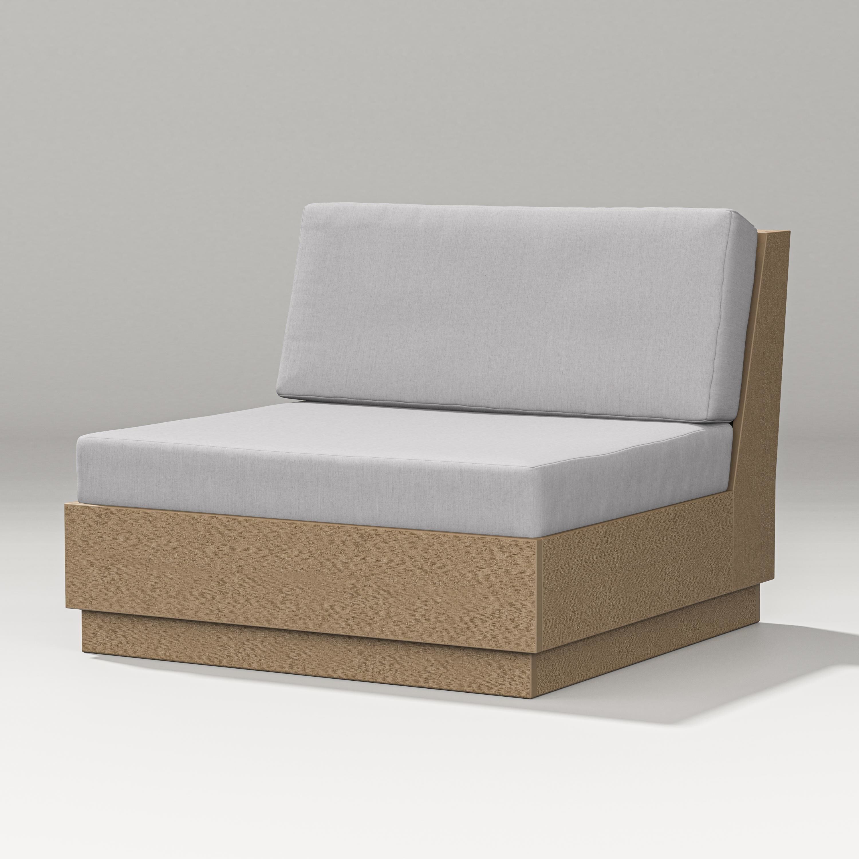 PW Designer Series Elevate Modular Armless Chair in Vintage Sahara / Granite