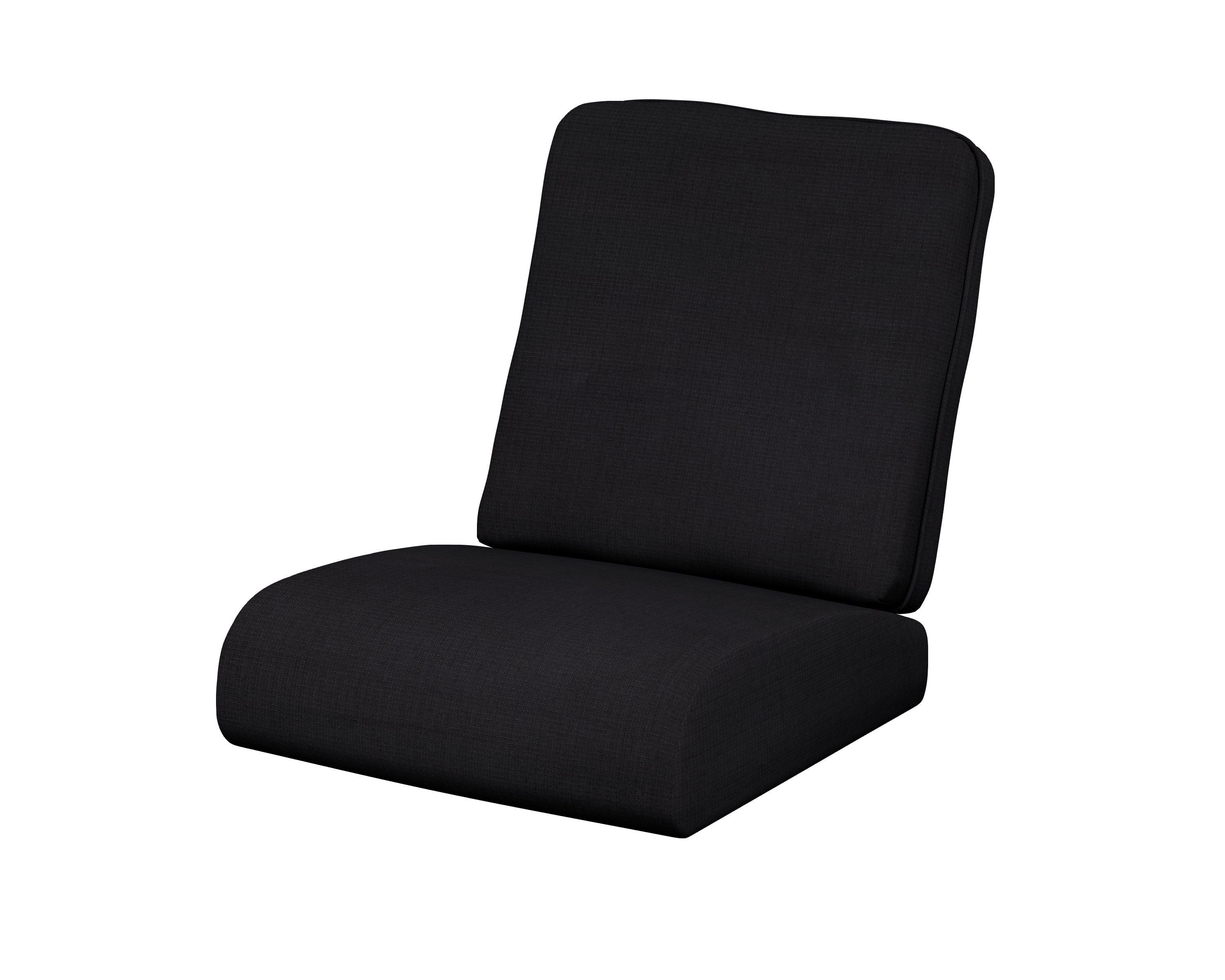 POLYWOOD® Club Seat/Back Cushion in Midnight Linen