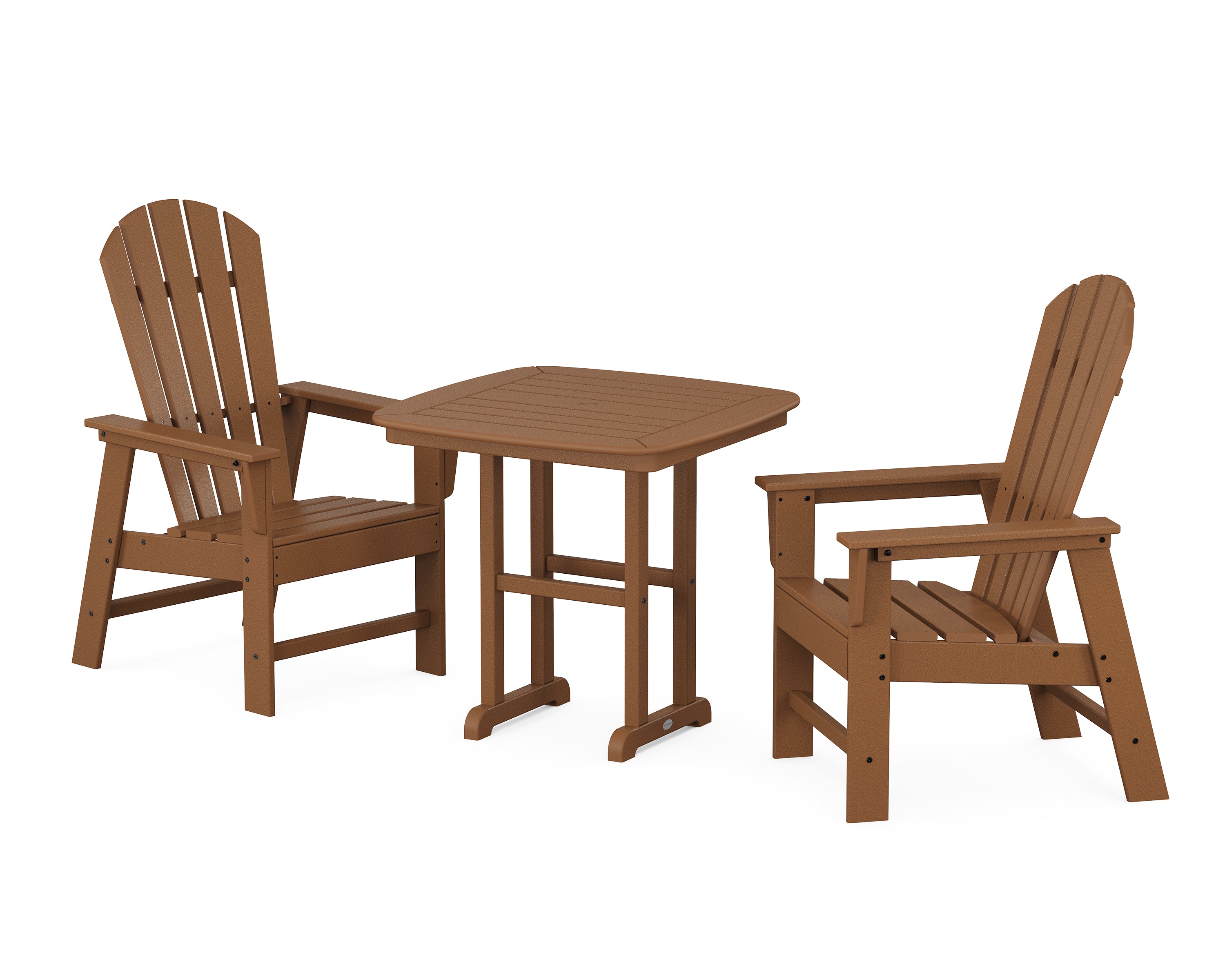 POLYWOOD® South Beach 3-Piece Dining Set in Teak