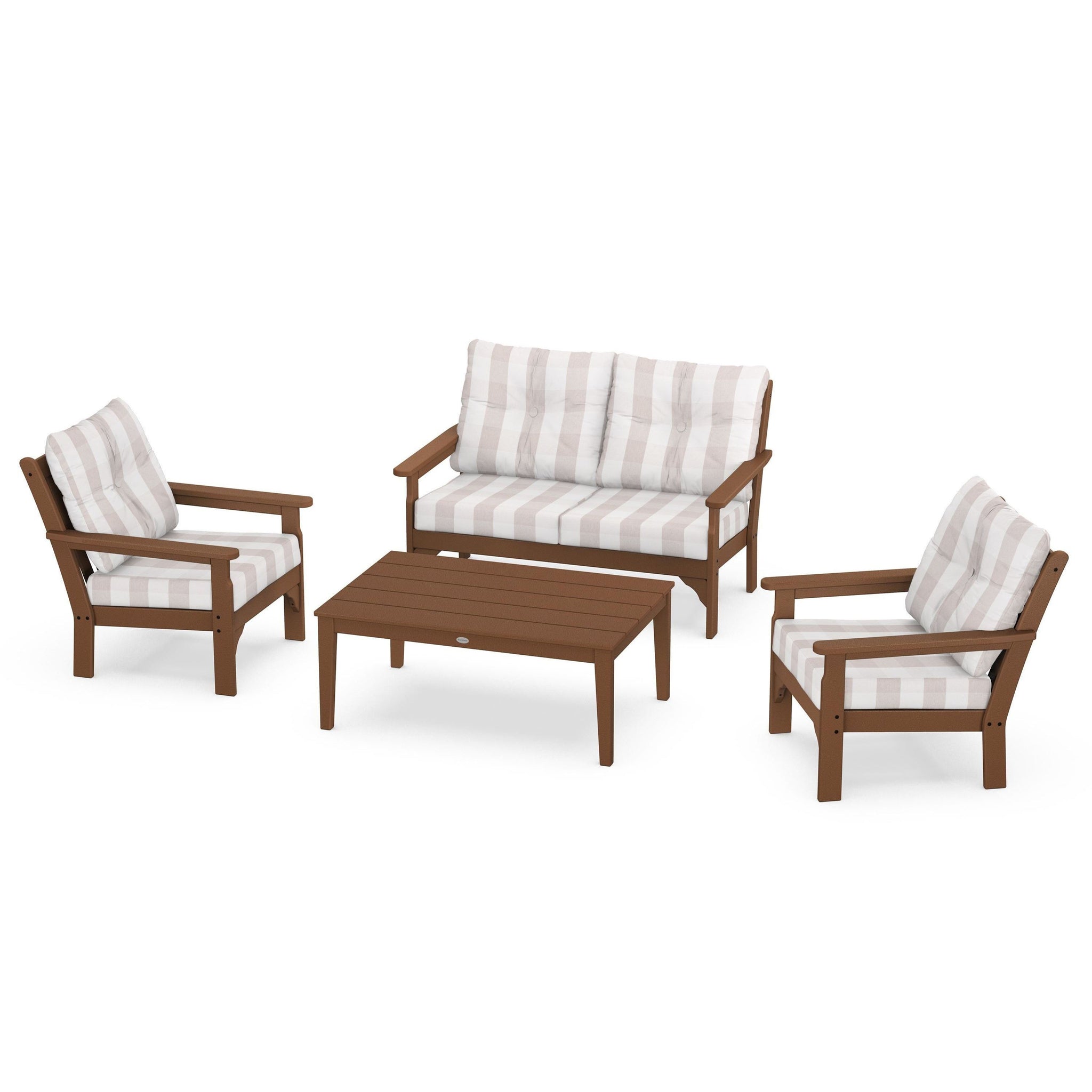 Vineyard 4 Piece Deep Seating Set - Teak