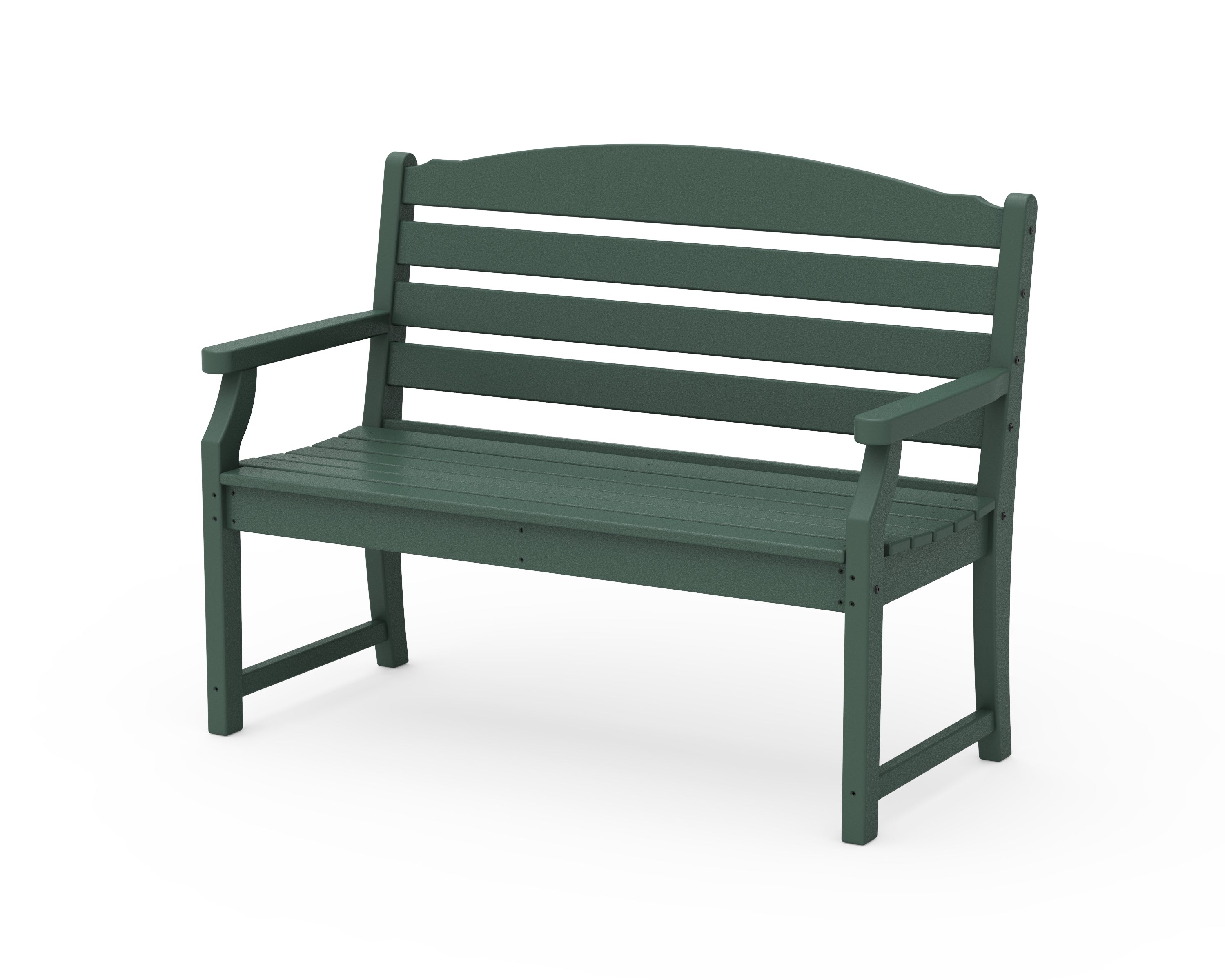 POLYWOOD® Savannah 48" Bench in Green