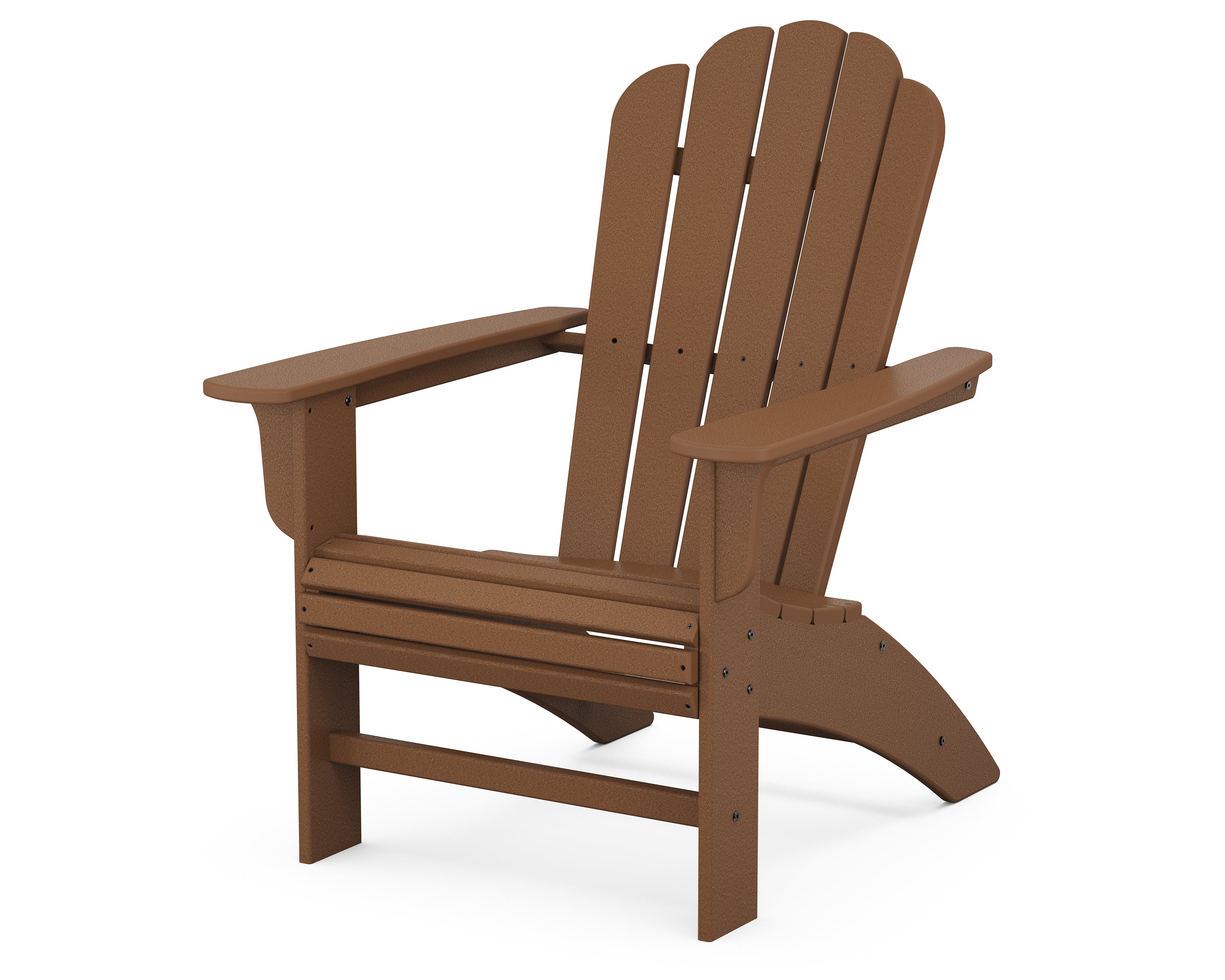 Country Living Cottage Curveback Adirondack Chair in Teak