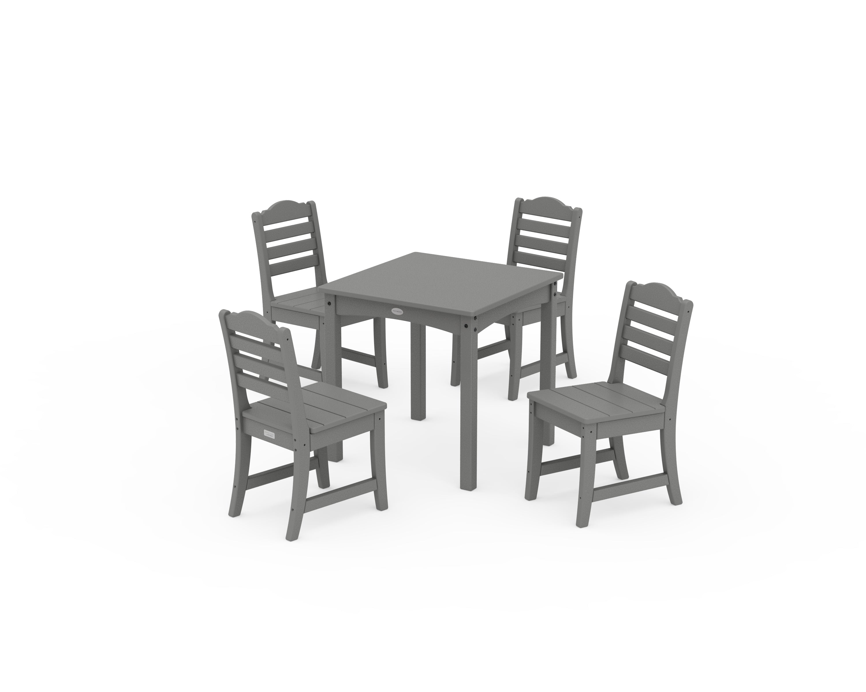 POLYWOOD® Savannah Kids 5-Piece Dining Set in Slate Grey