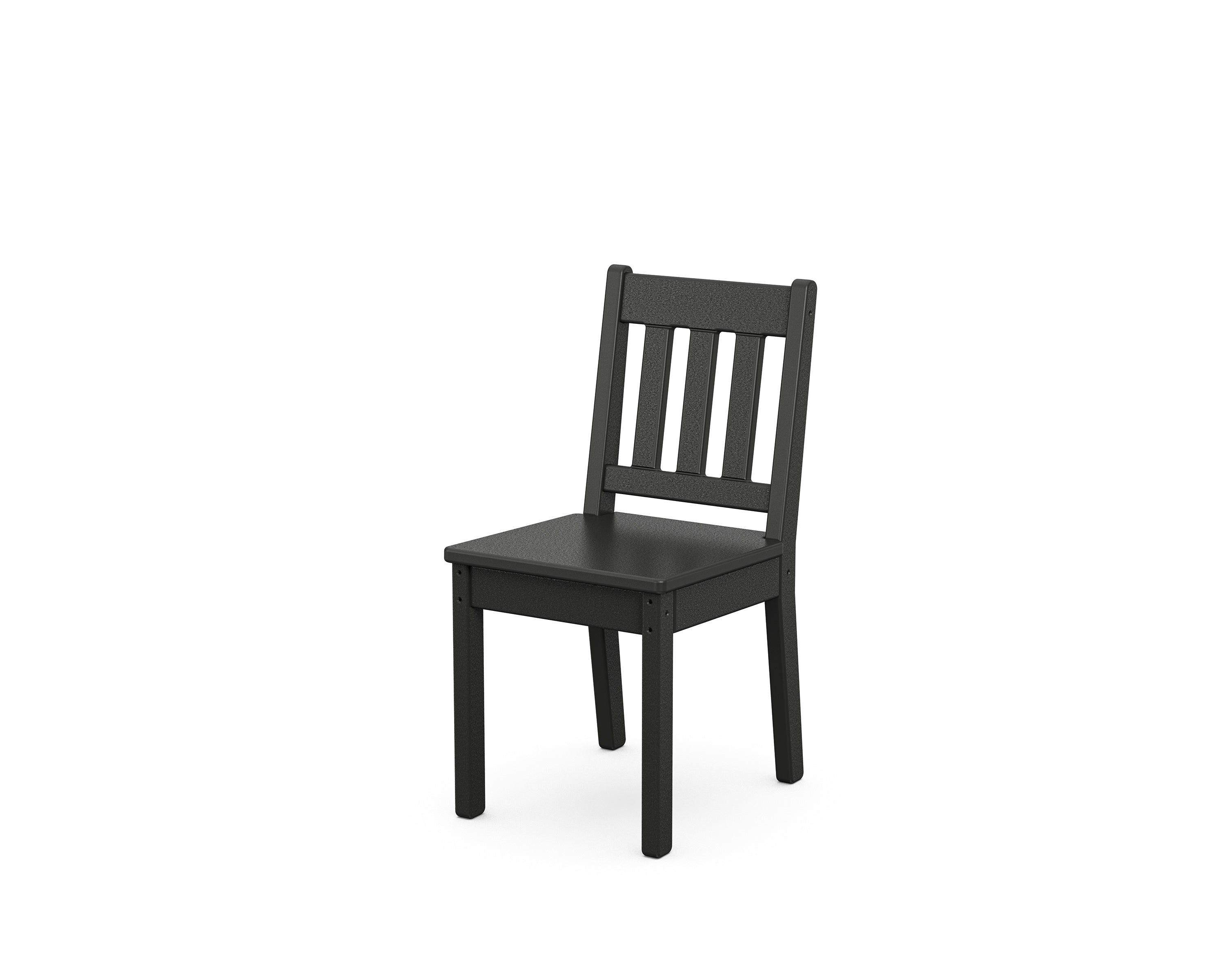 POLYWOOD® Kids Vineyard Dining Chair in Black