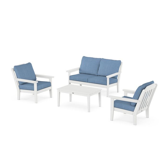 Country Living 4-Piece Deep Seating Set with Loveseat