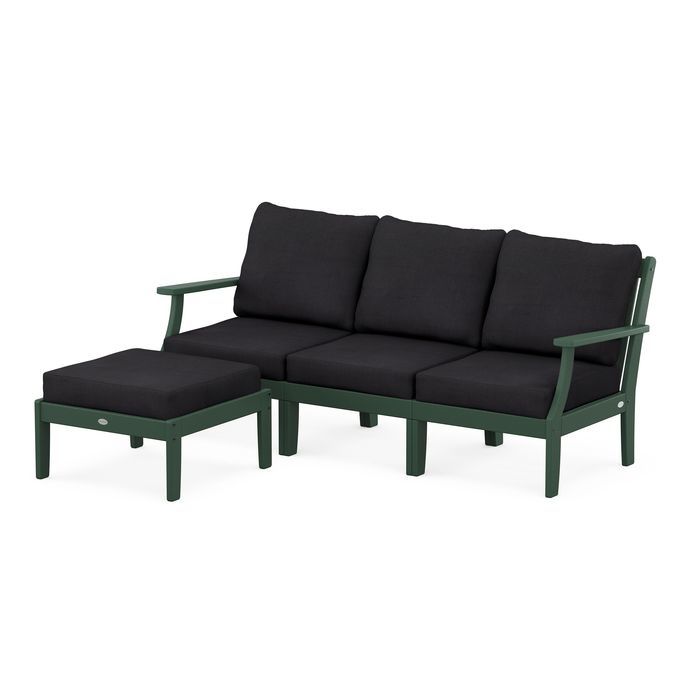 Braxton Modular 4-Piece Deep Seating Set with Ottoman